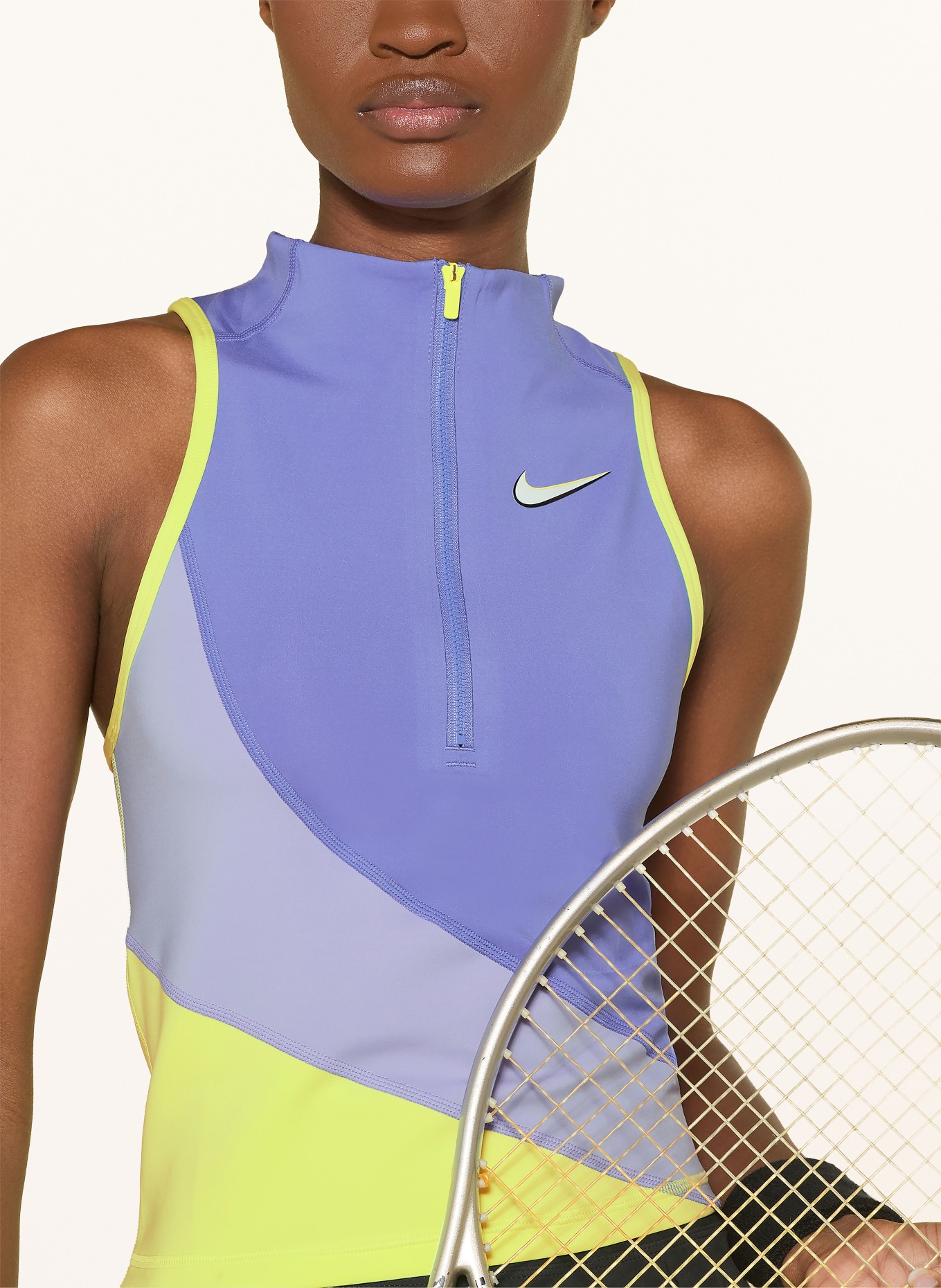 Nike Tílko SLAM: MODRÁ / TMAVĚ ŽLUTÁ / TMAVĚ MODRÁ