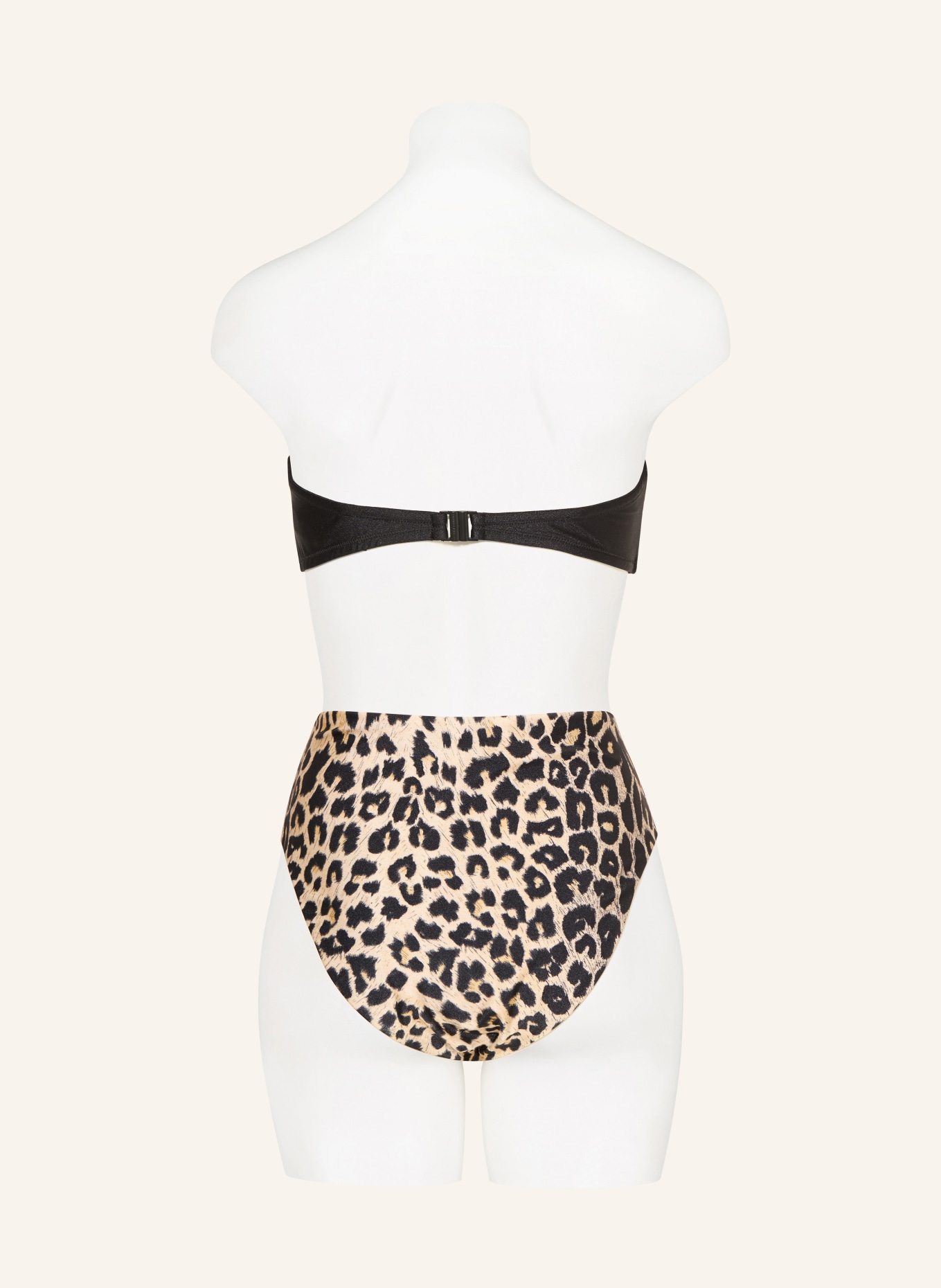 ALLSAINTS High-Waist-Bikini-Hose TALARIA: BEIGE / SCHWARZ