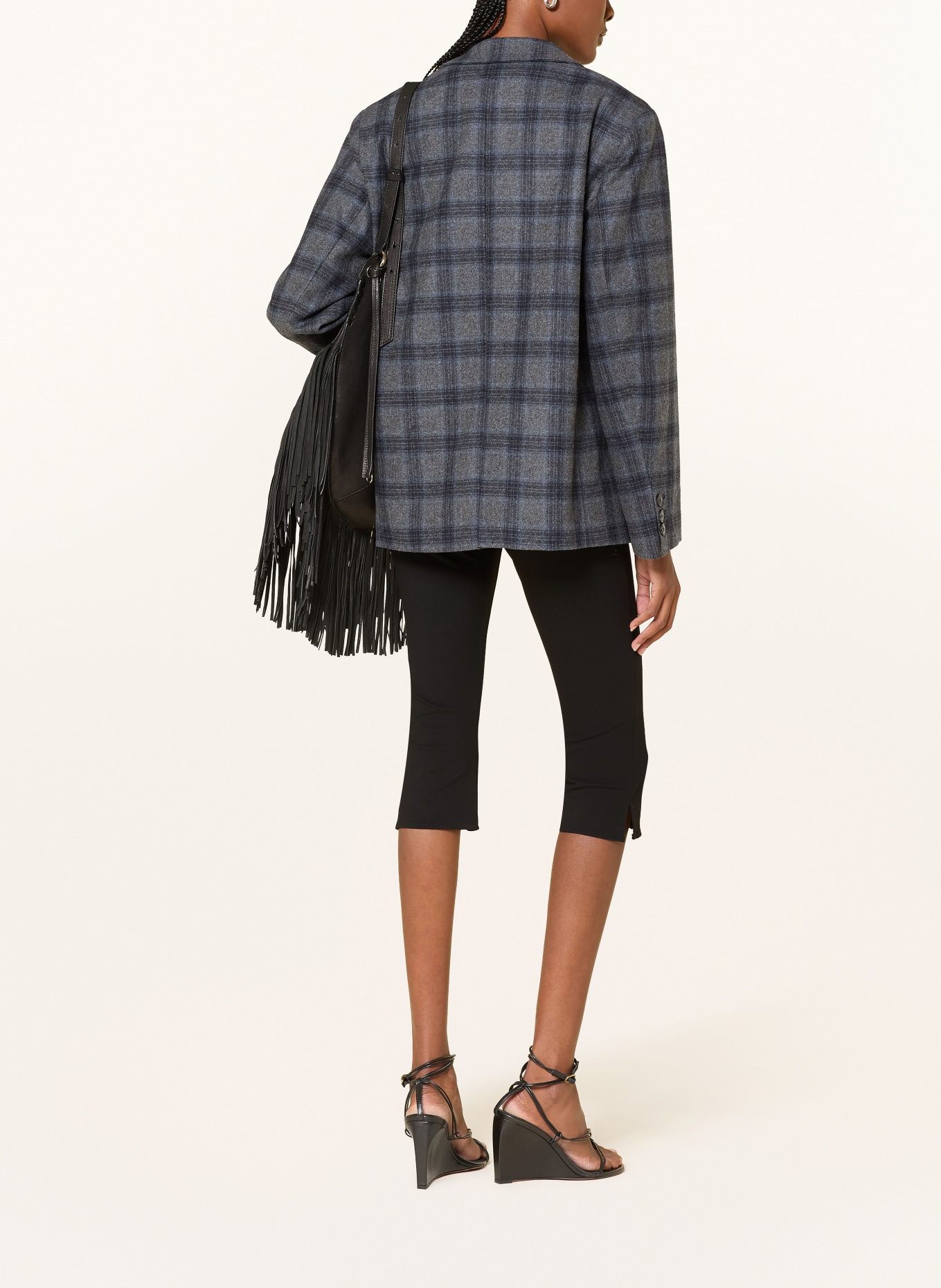 ba&sh 3/4-Hose CAPRIA: SCHWARZ