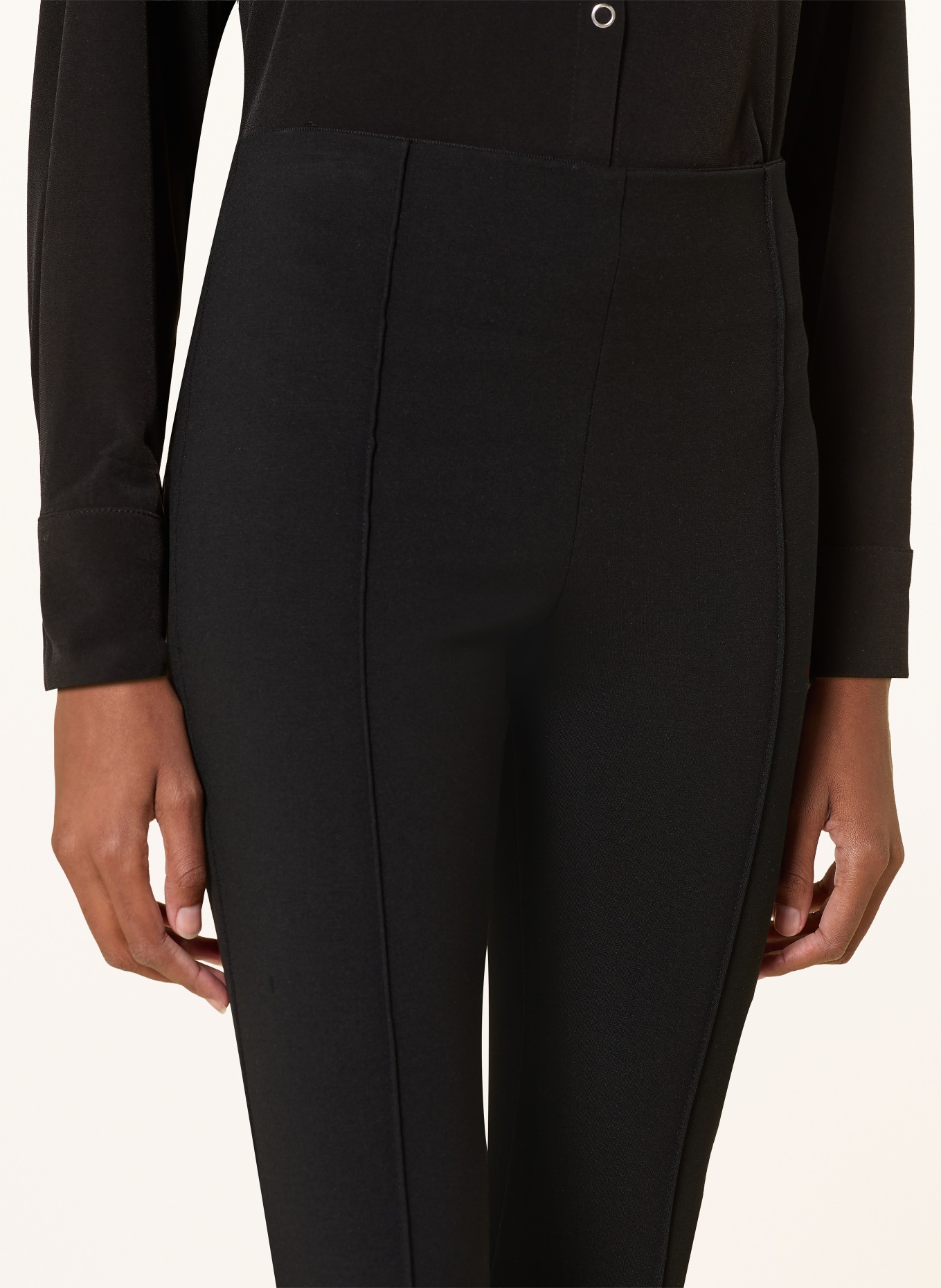 ba&sh 3/4-Hose CAPRIA: SCHWARZ