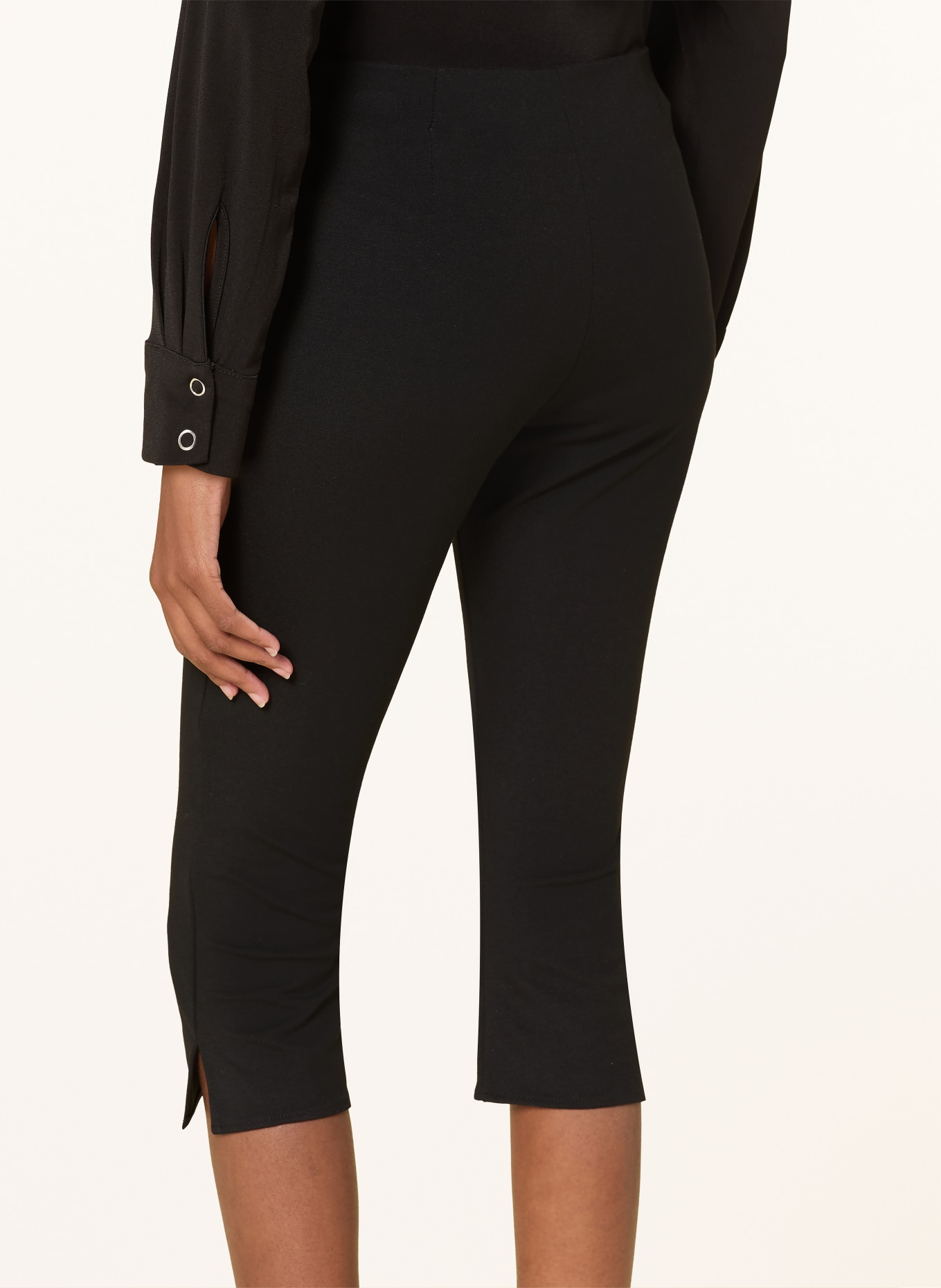 ba&sh 3/4-Hose CAPRIA: SCHWARZ