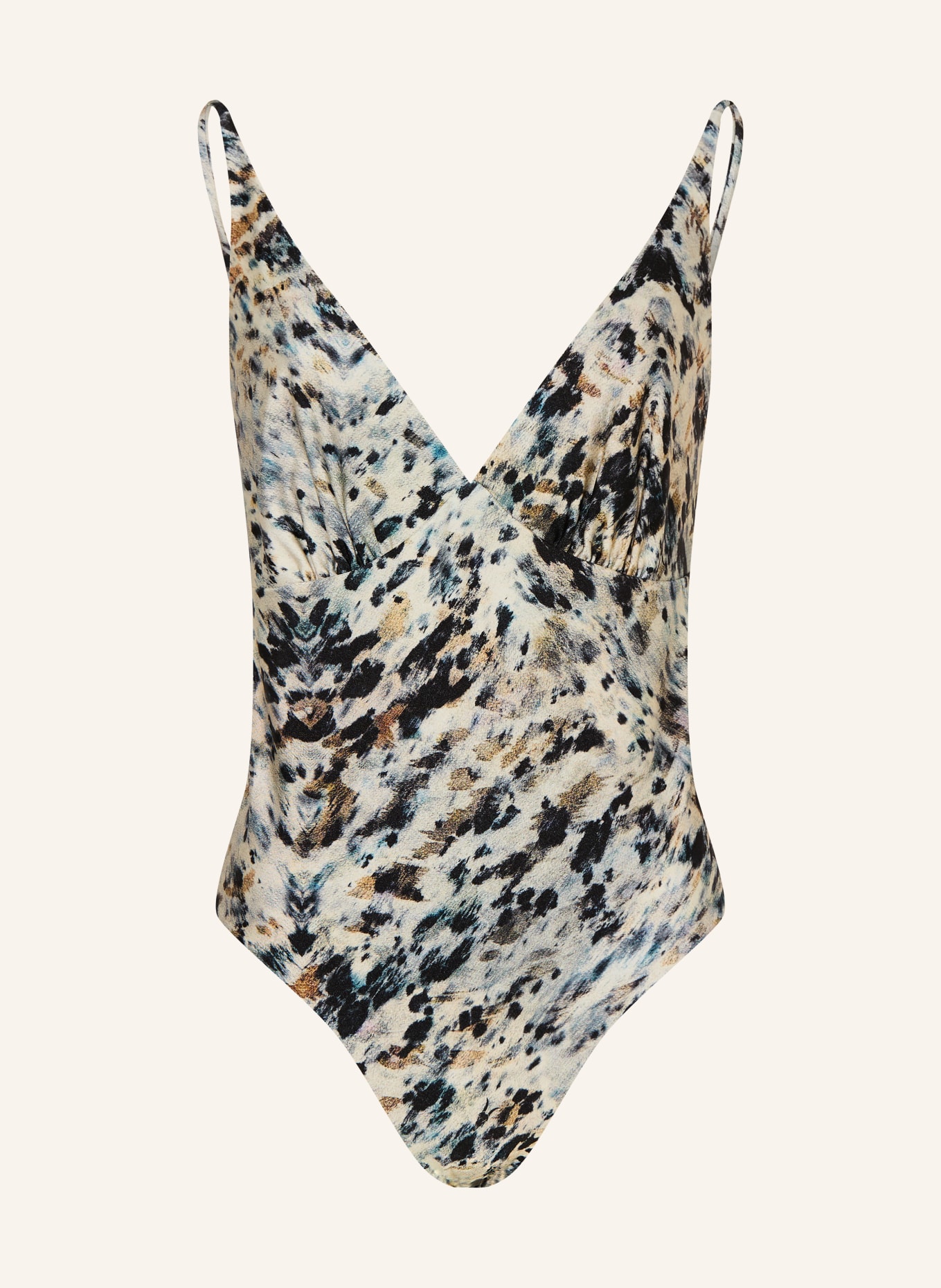 ALLSAINTS Maillot de bain SAPH: MARRON / GRIS / NOIR