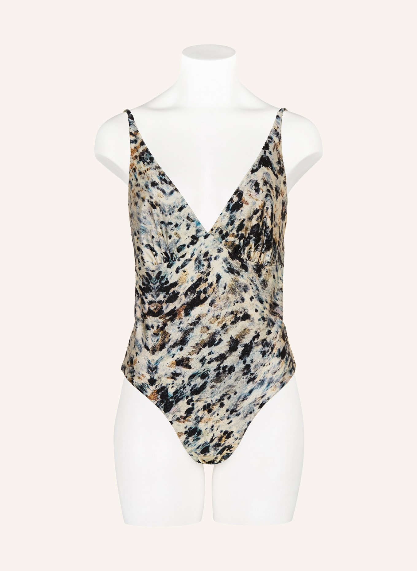 ALLSAINTS Maillot de bain SAPH: MARRON / GRIS / NOIR