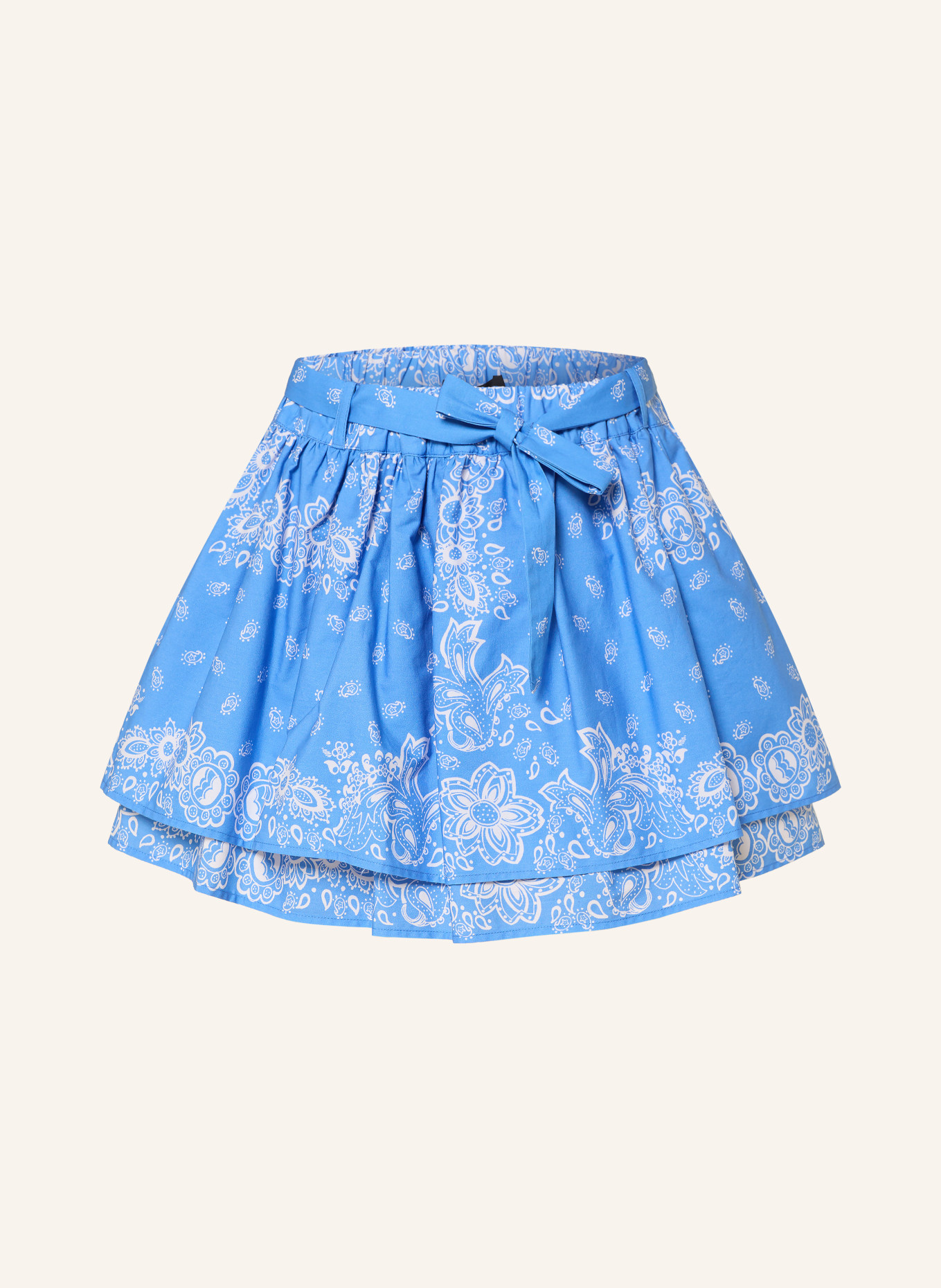 maje Skort: HELLBLAU / WEISS