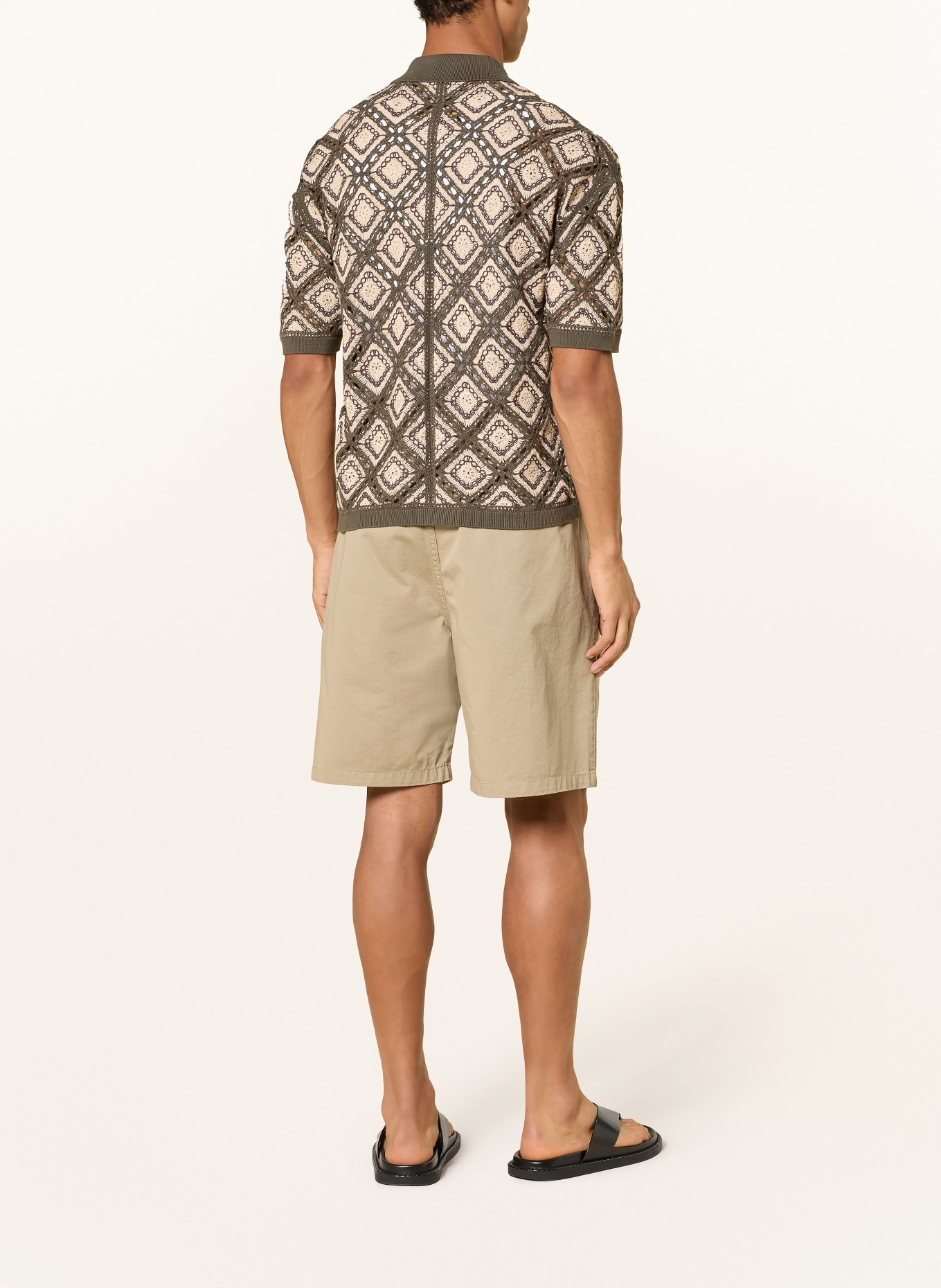 ALLSAINTS Vest MORENA: OLIJF / ECRU