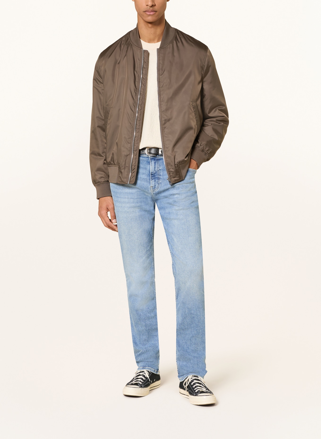 ALLSAINTS SID Skinny Fit Jeans: 2160 Light Indigo