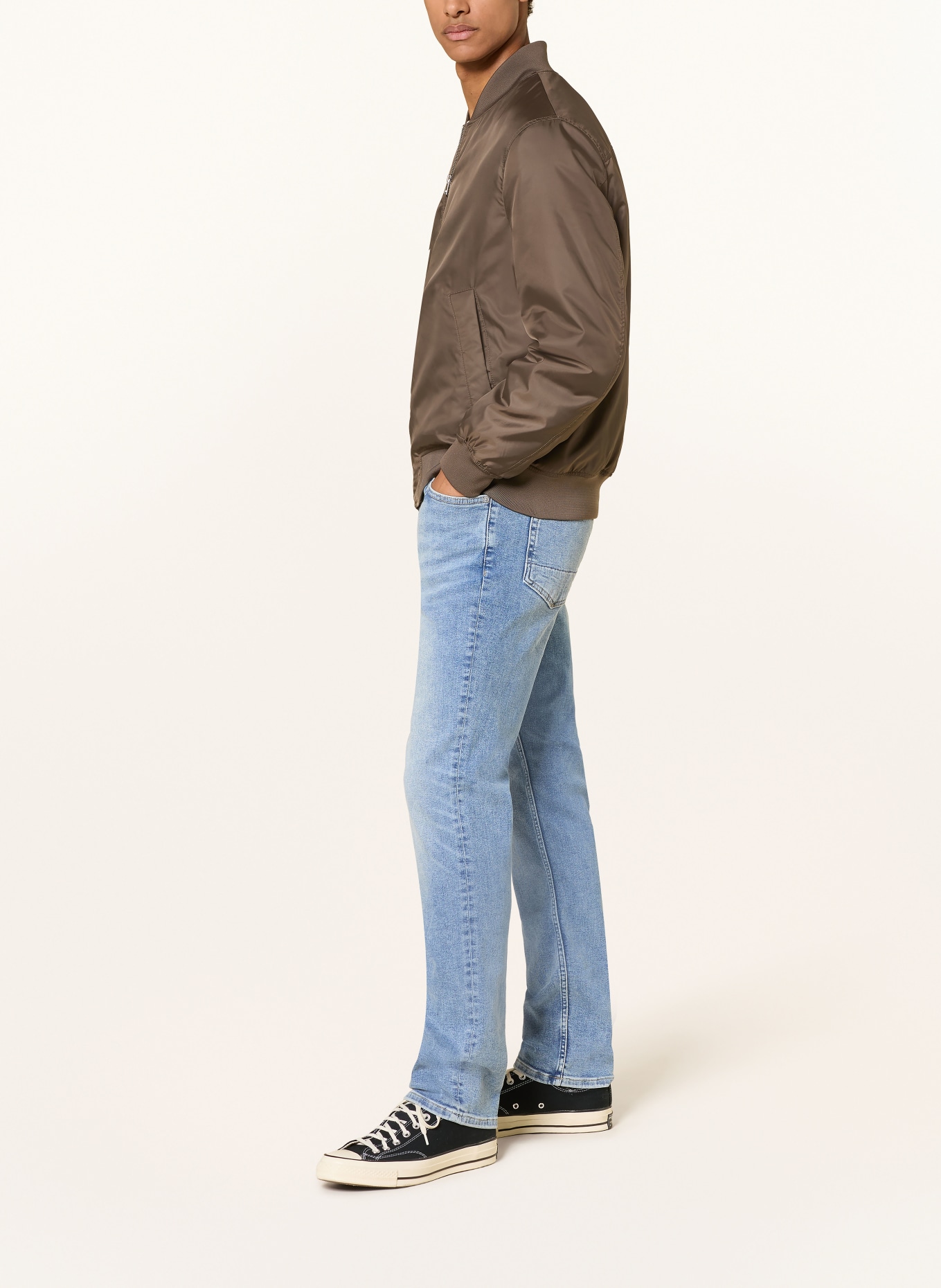 ALLSAINTS SID Skinny Fit Jeans: 2160 Light Indigo