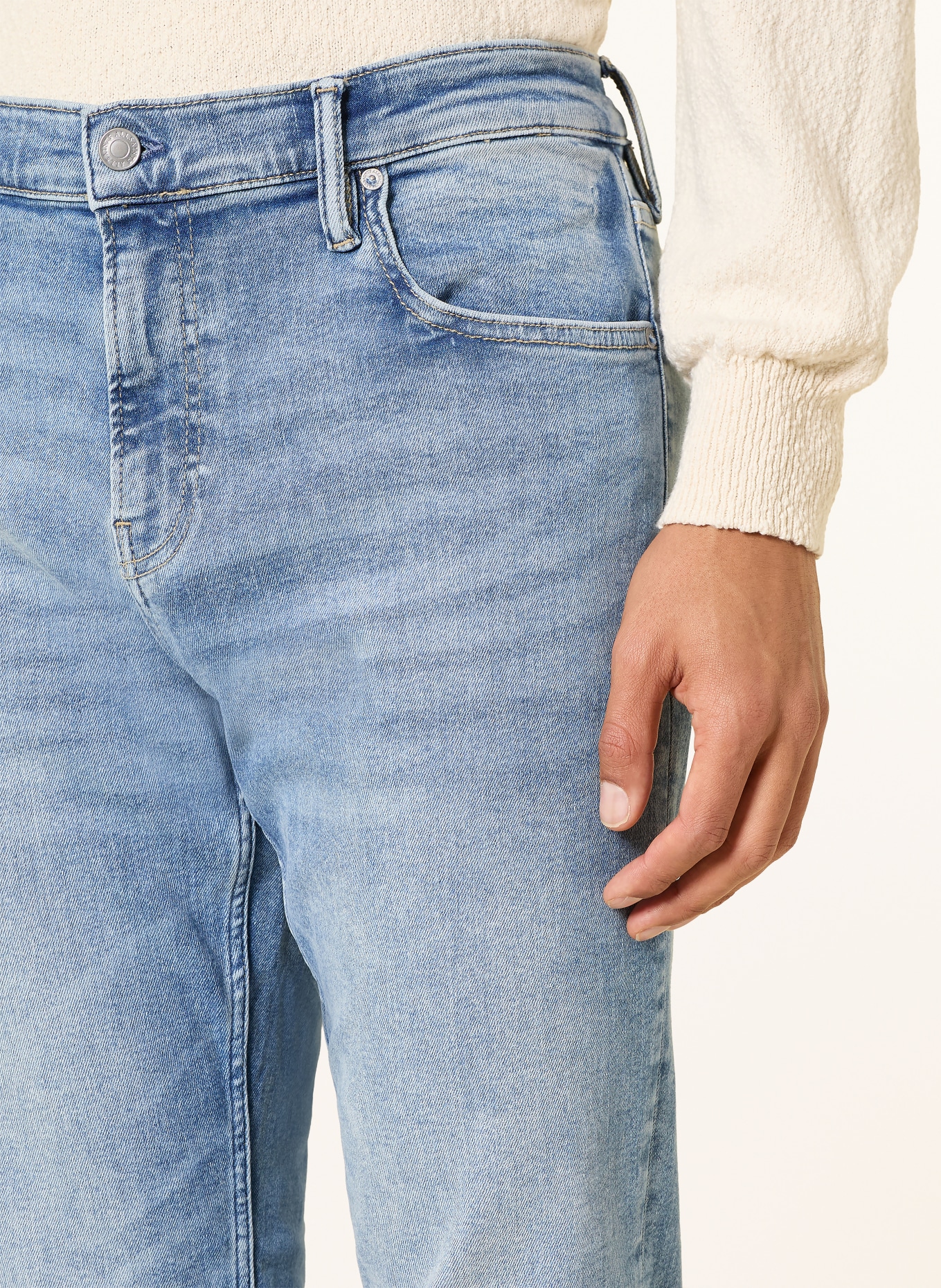 ALLSAINTS SID Skinny Fit Jeans: 2160 Light Indigo