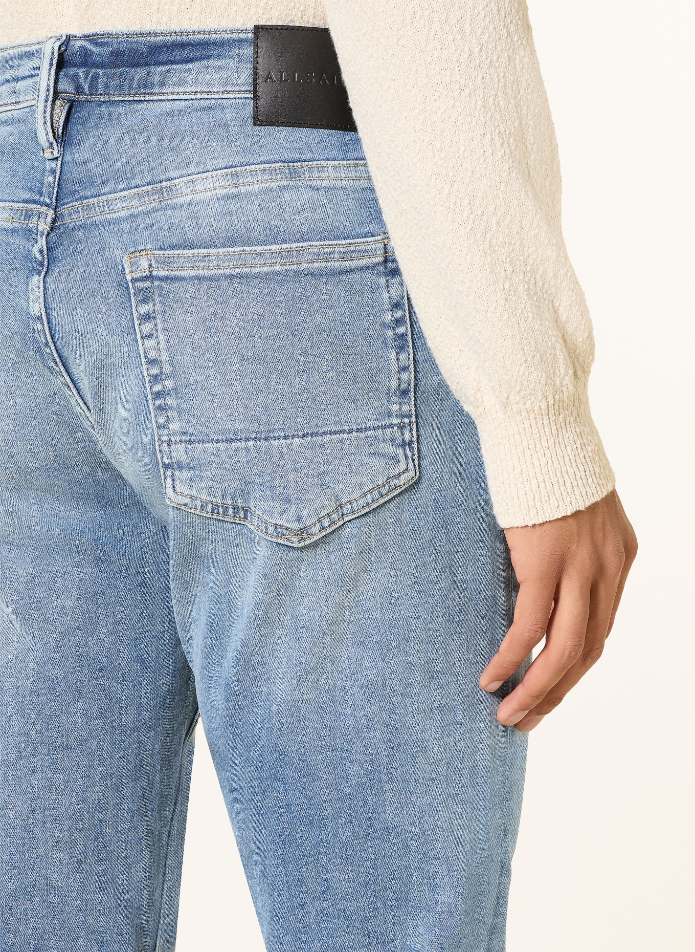 ALLSAINTS SID Skinny Fit Jeans: 2160 Light Indigo