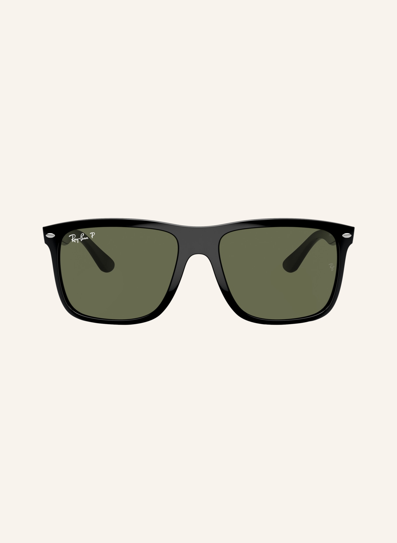 Ray-Ban Zonnebril RB4547: ZWART/GROEN GEPOLARISEERD