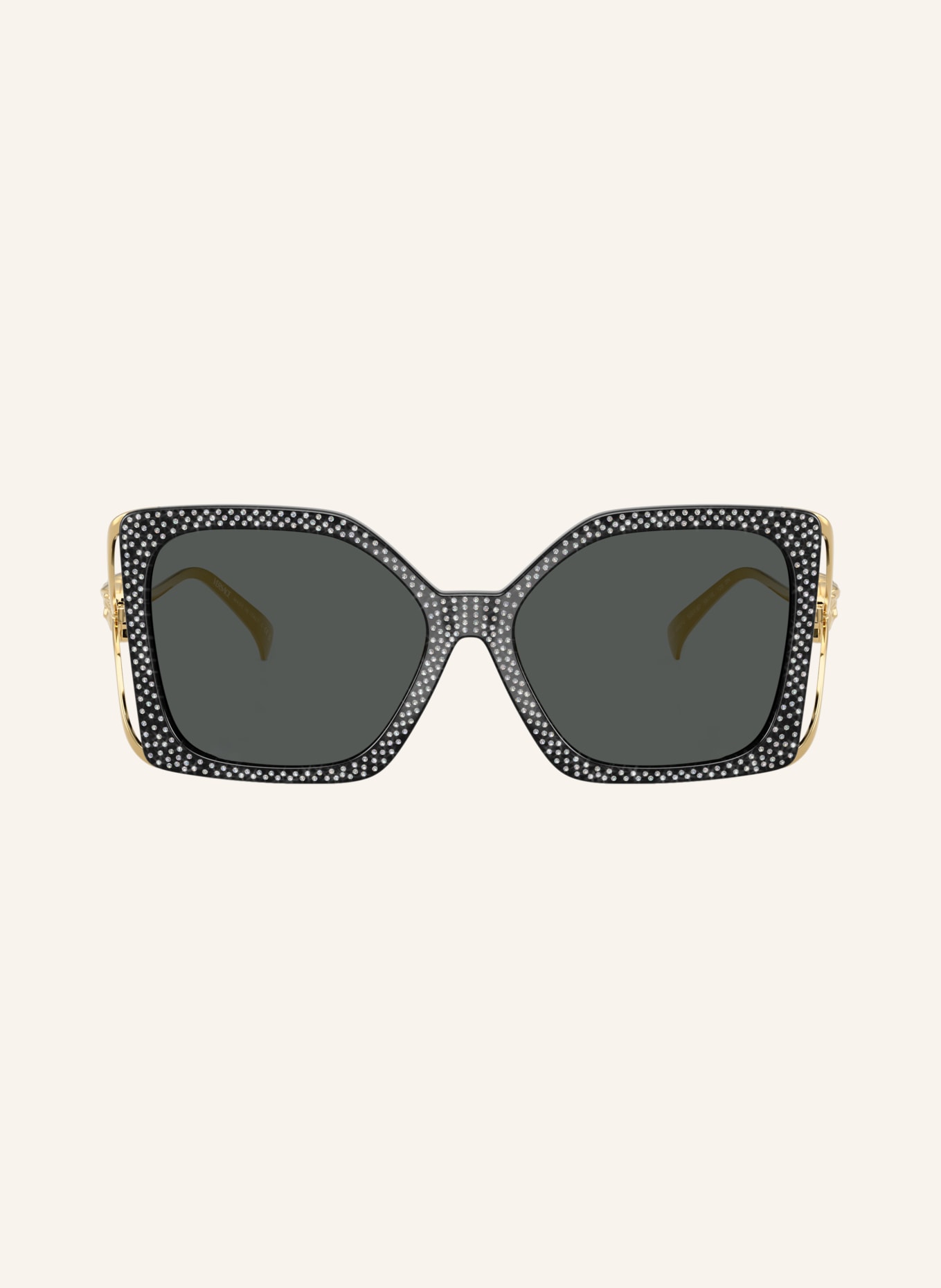 VERSACE Sonnenbrille VE4502U: SCHWARZ/ DUNKELGRAU