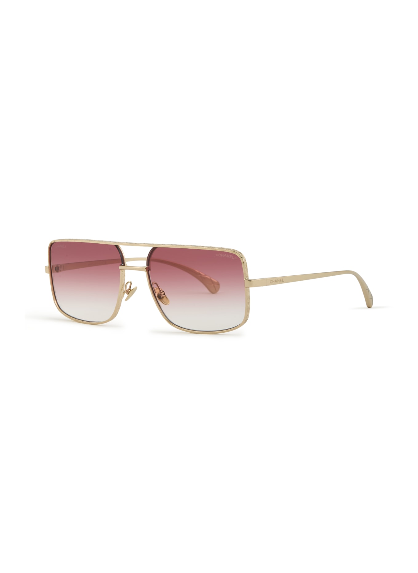 CHANEL Sonnenbrille CH4294: GOLD/ LILA VERLAUF