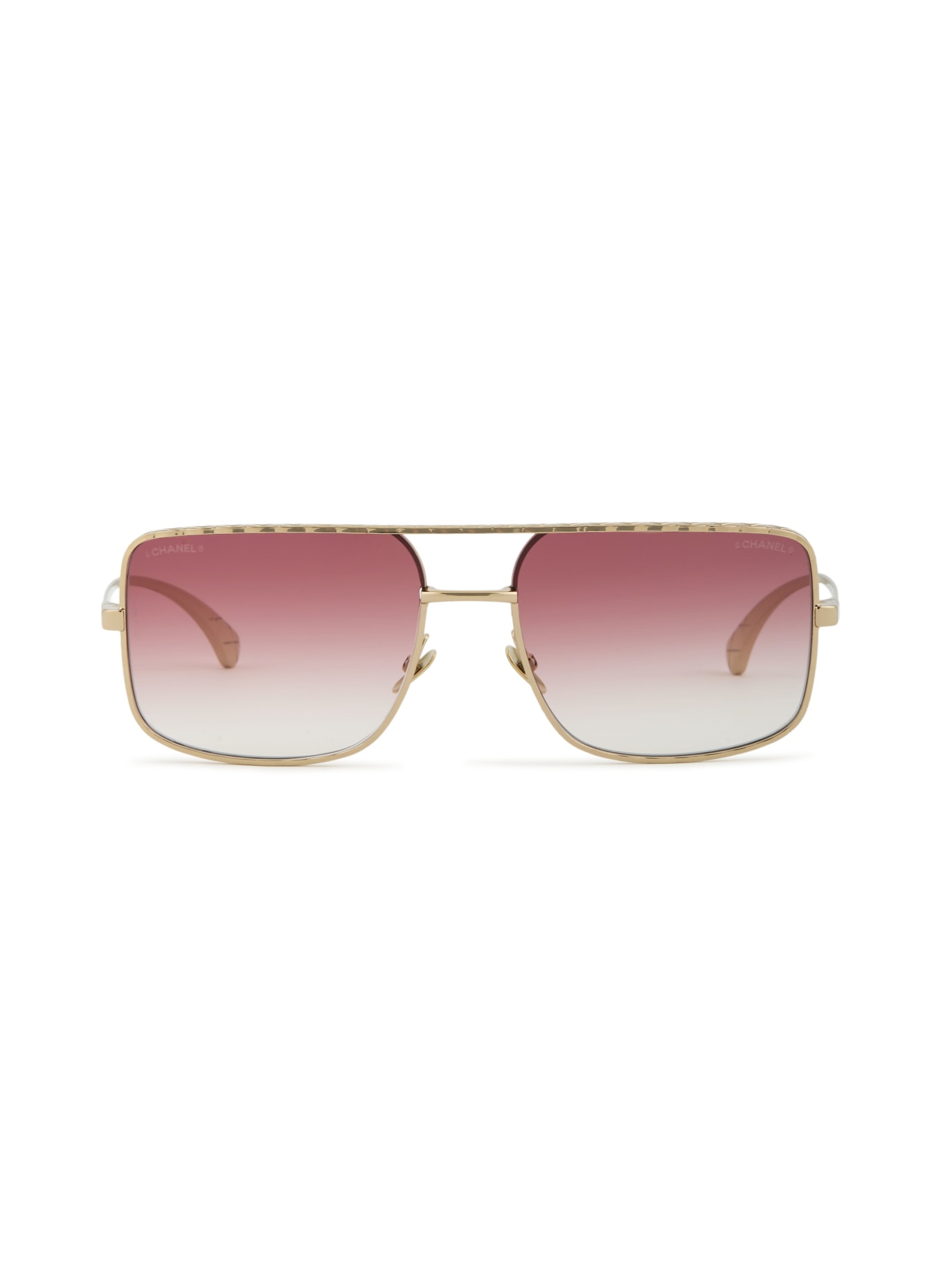 CHANEL Sonnenbrille CH4294: GOLD/ LILA VERLAUF