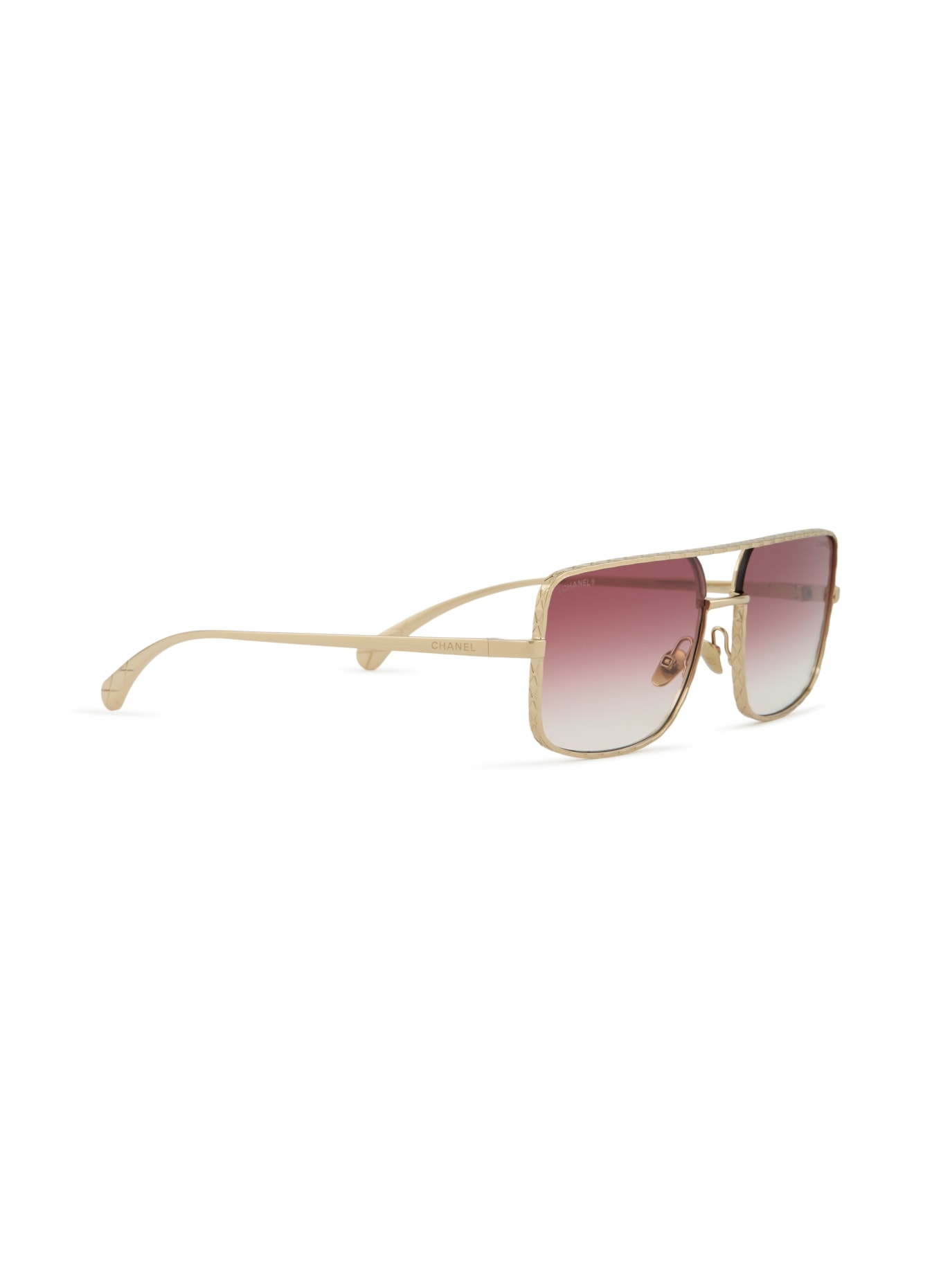 CHANEL Sonnenbrille CH4294: GOLD/ LILA VERLAUF
