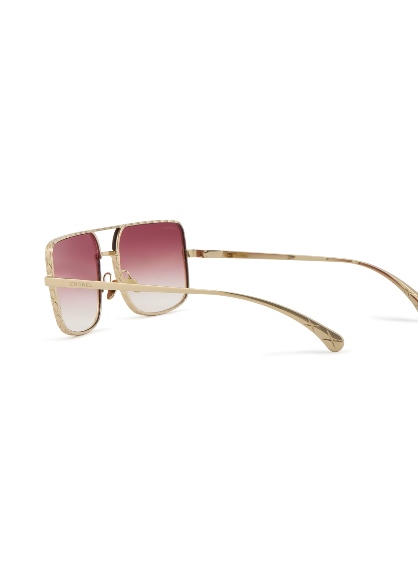 CHANEL Sonnenbrille CH4294: GOLD/ LILA VERLAUF