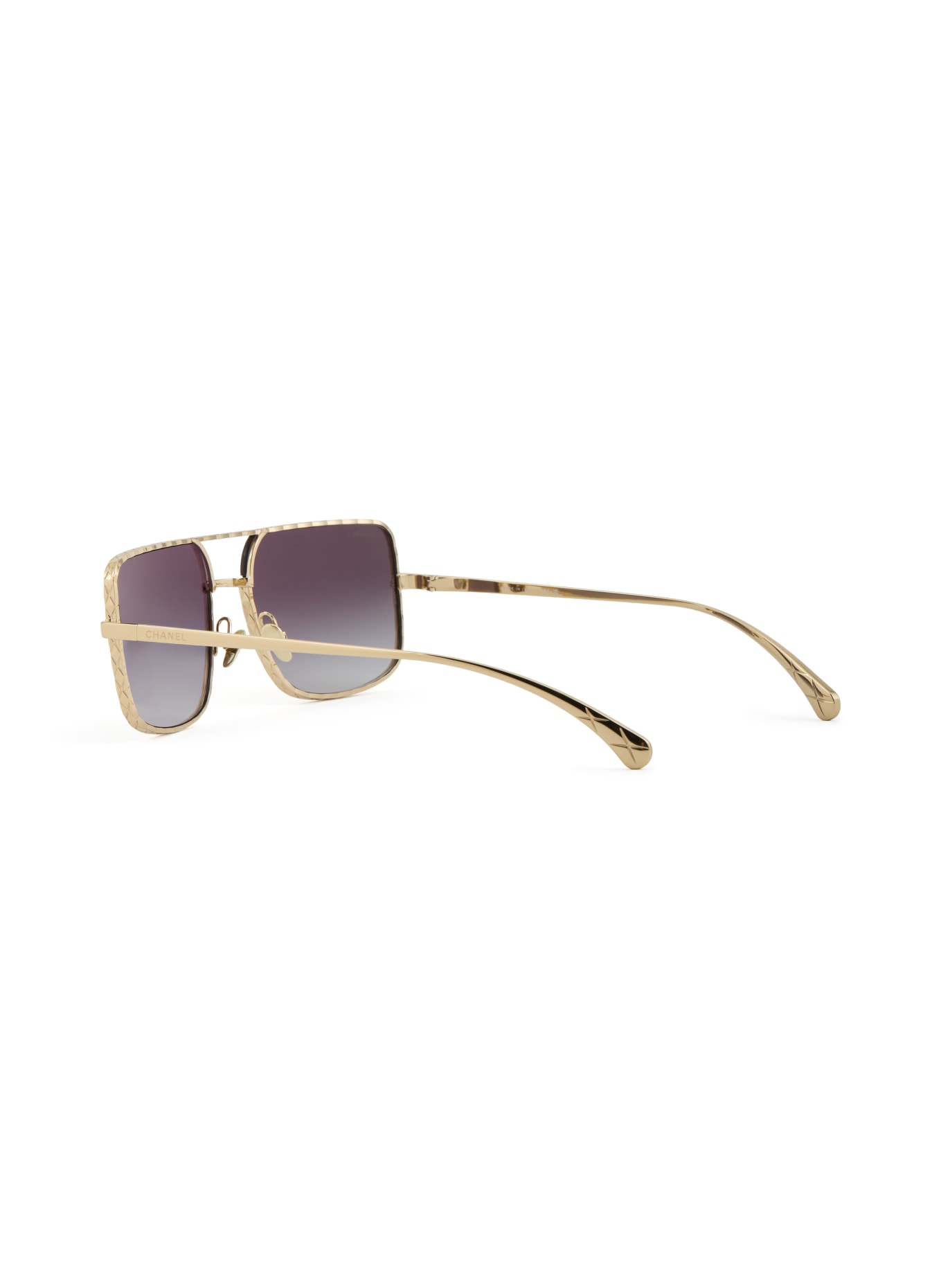 CHANEL Sonnenbrille CH4294: GOLD/ GRAU VERLAUF