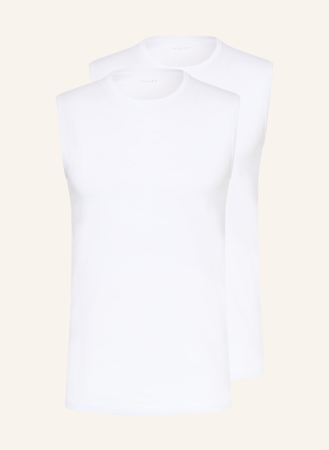 FALKE Balení 2 ks triček DAILY COMFORT: BÍLÁ