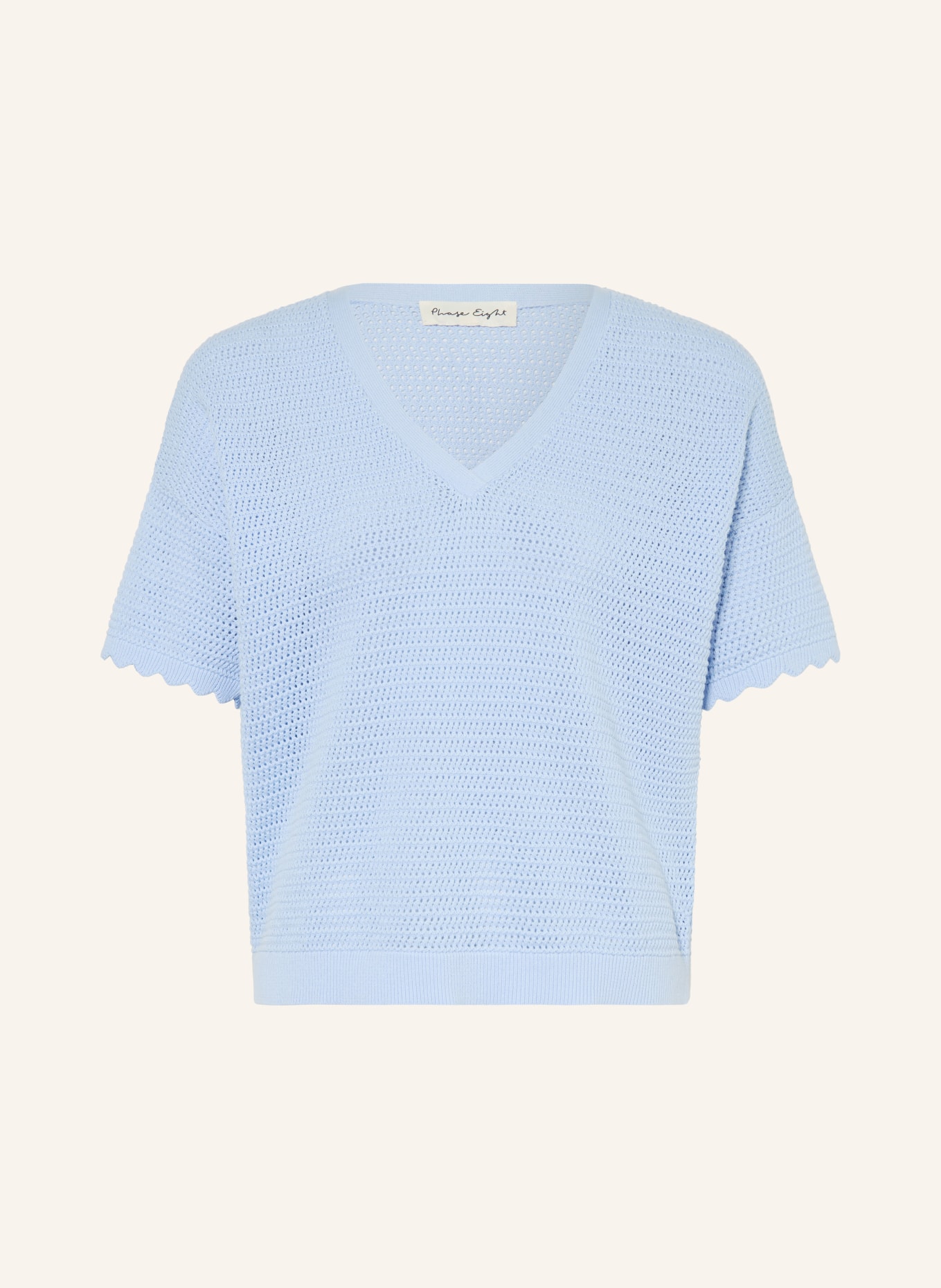 Phase Eight Knitted shirt AMIRA: LIGHT BLUE