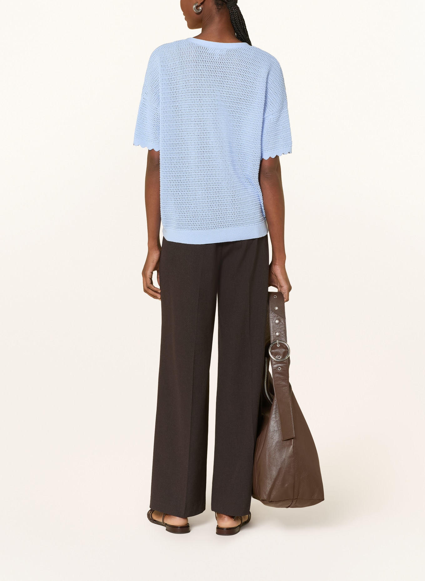 Phase Eight Knitted shirt AMIRA: LIGHT BLUE