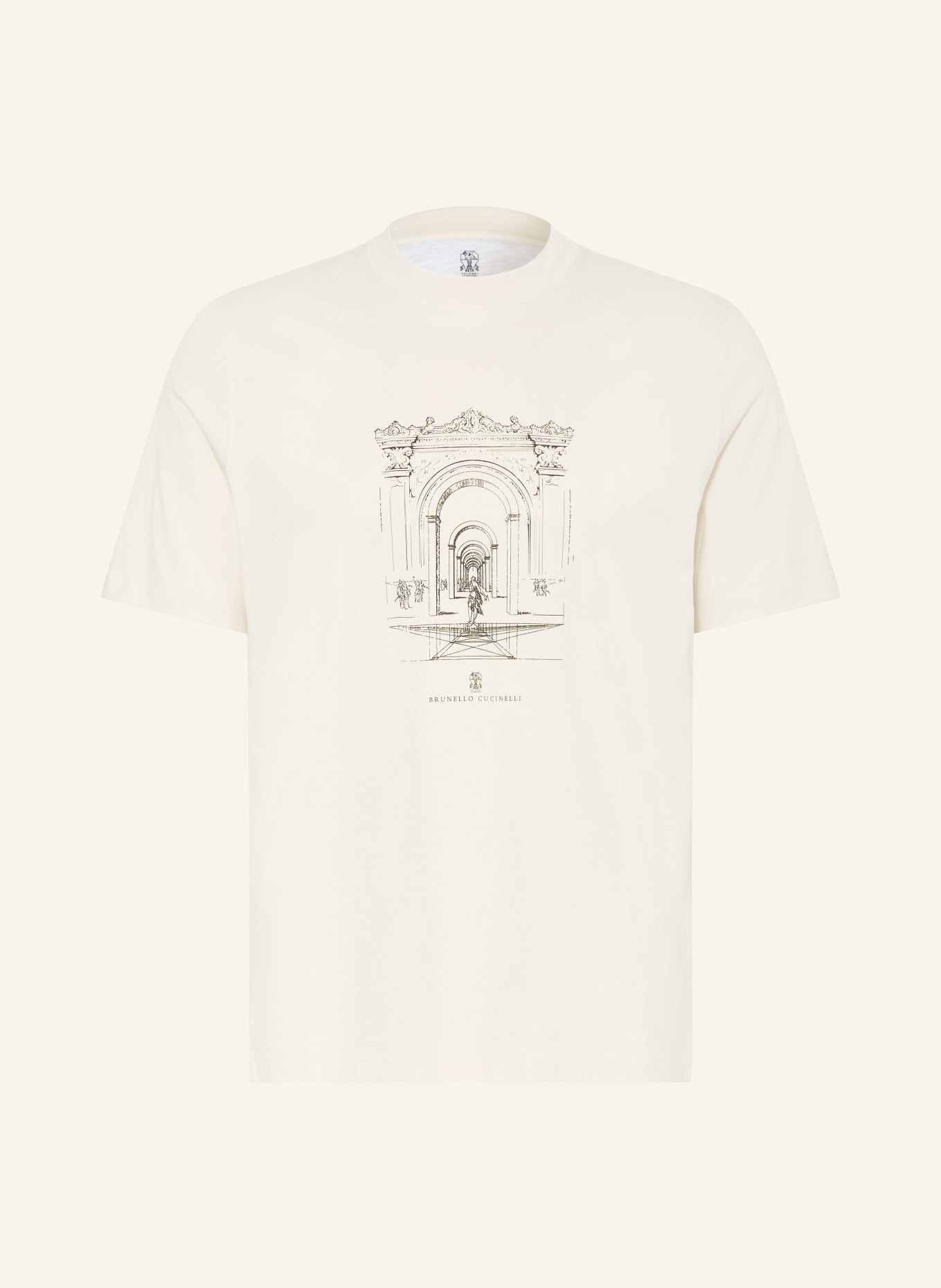 BRUNELLO CUCINELLI T-shirt: CREAM