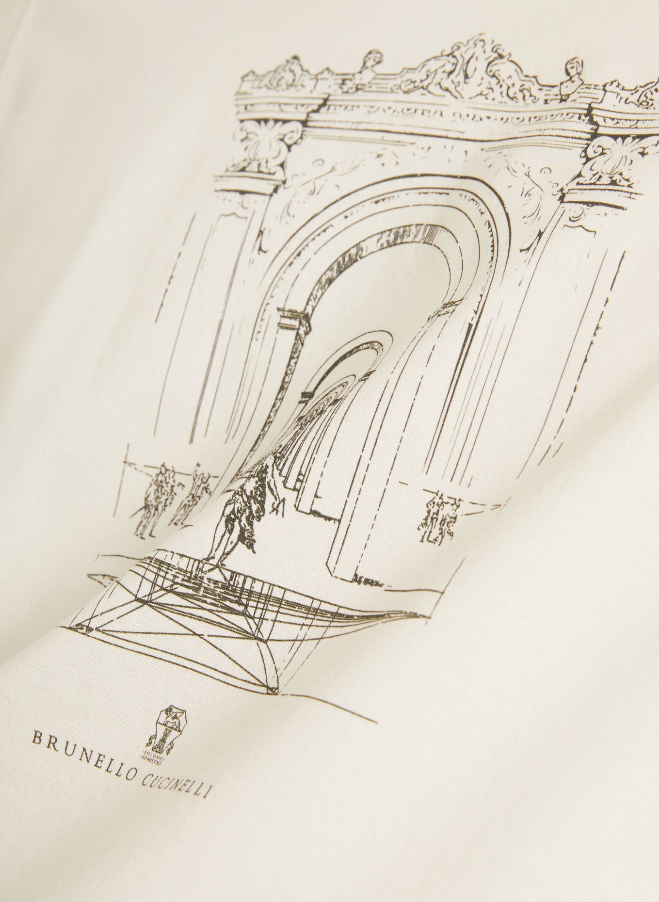 BRUNELLO CUCINELLI T-shirt: CREAM