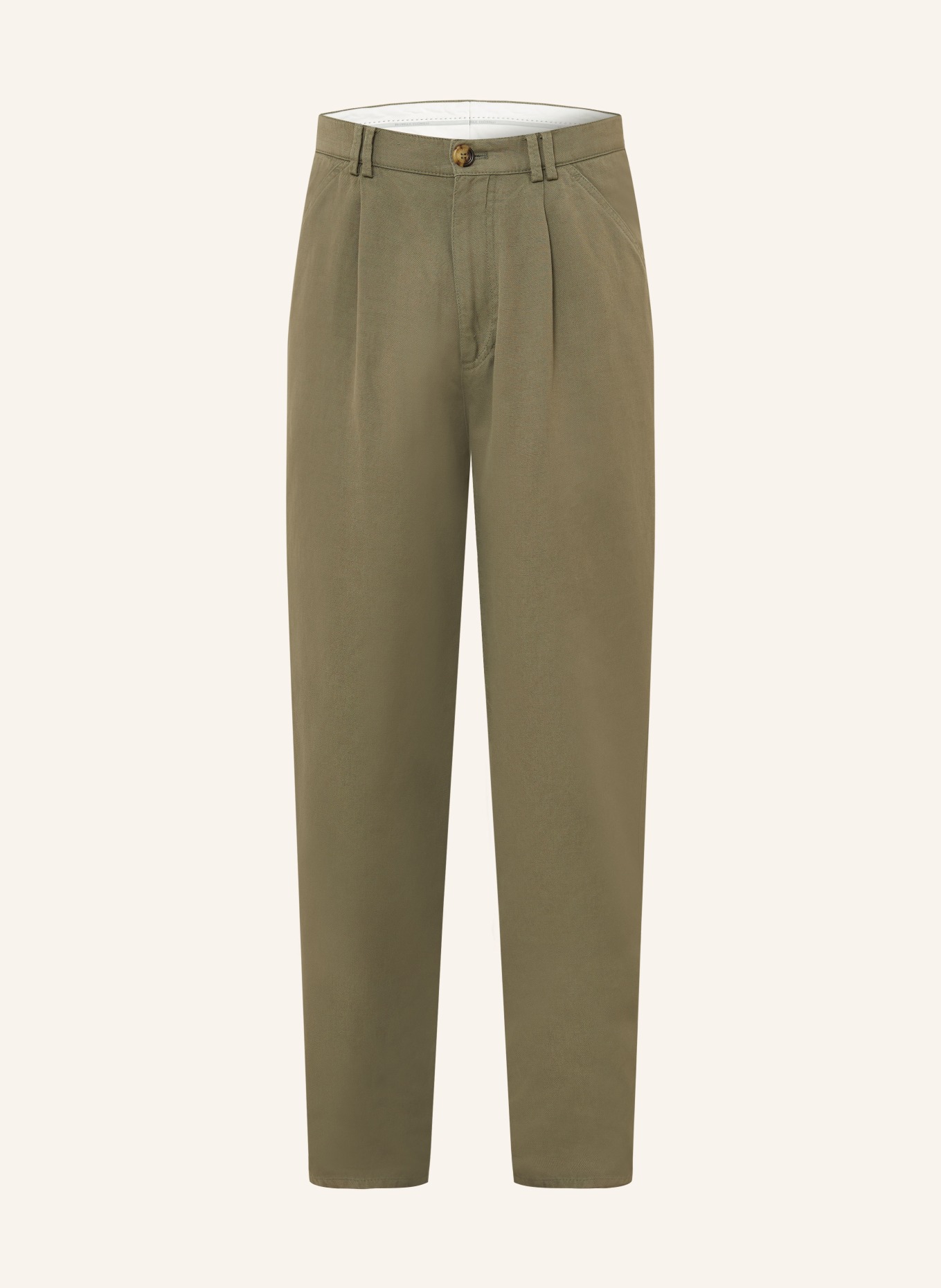 BRUNELLO CUCINELLI Regular-fit pants: KHAKI