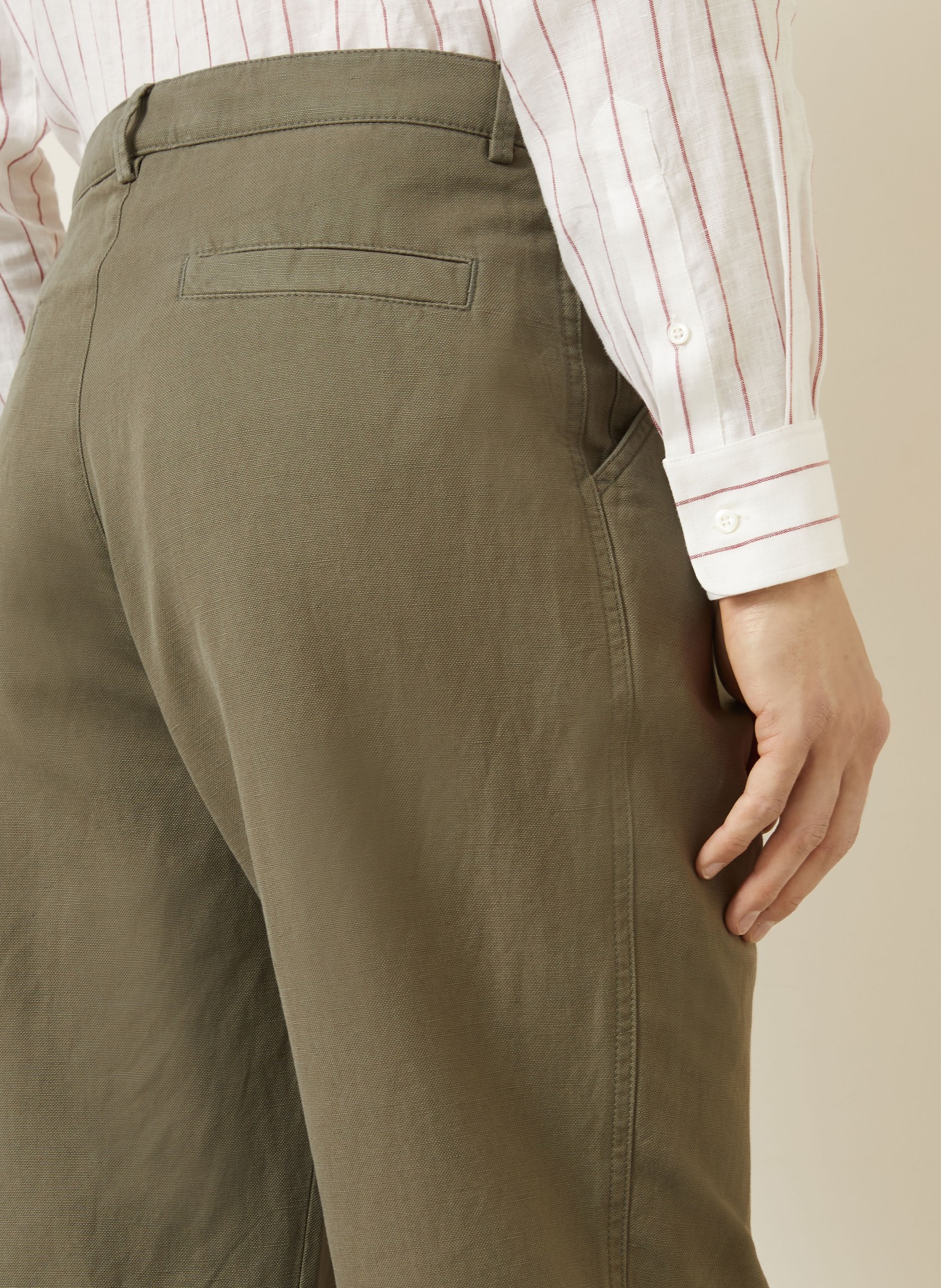 BRUNELLO CUCINELLI Regular-fit pants: KHAKI