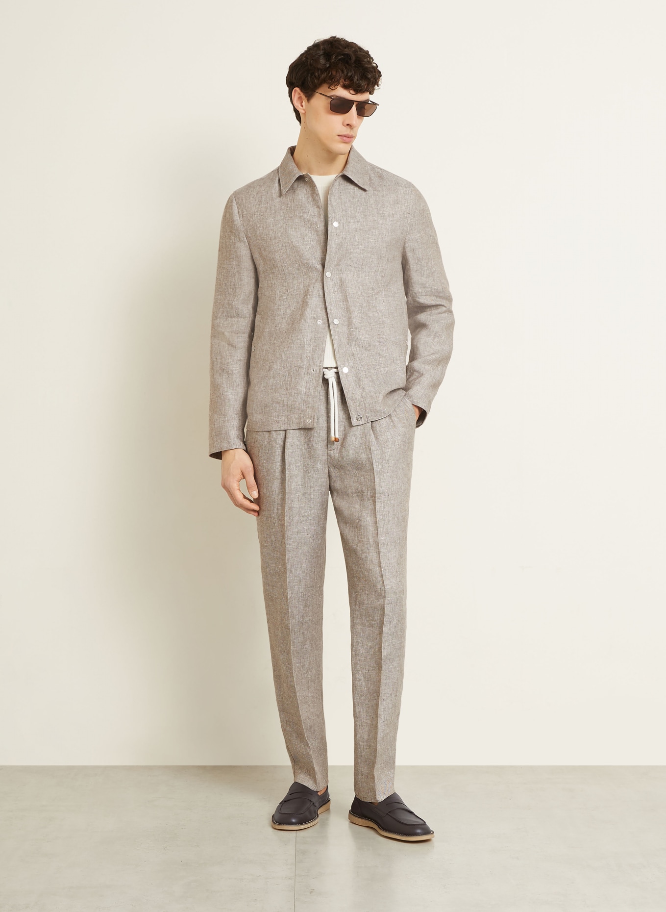 BRUNELLO CUCINELLI Overjacket: HELLGRAU