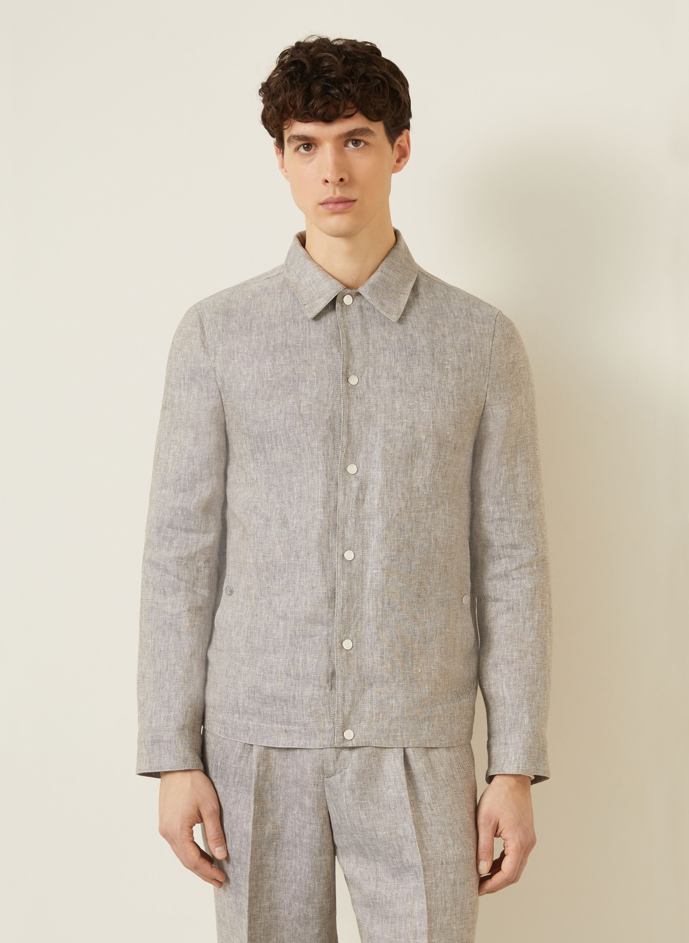 BRUNELLO CUCINELLI Overjacket: HELLGRAU