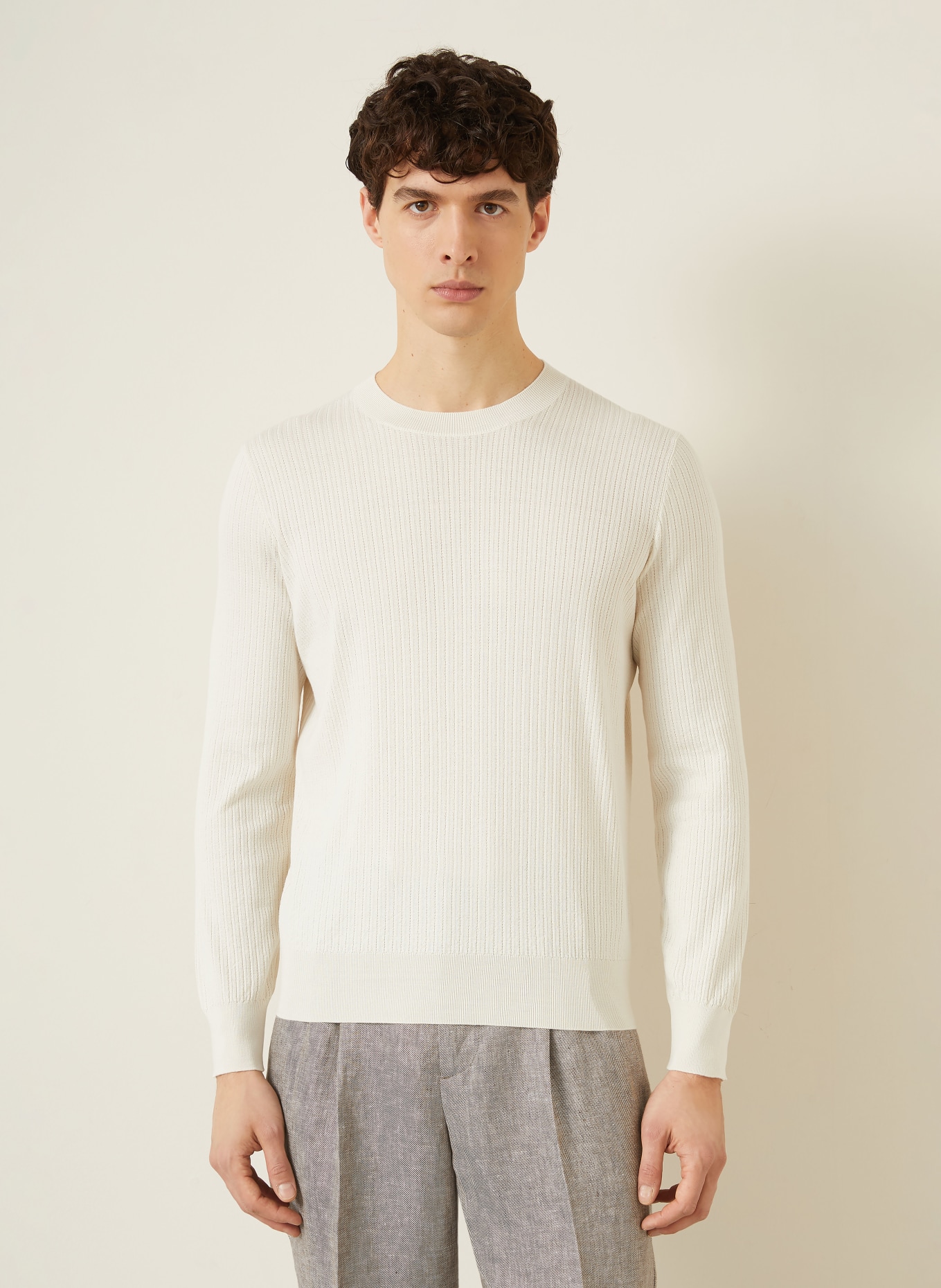 BRUNELLO CUCINELLI Sweater: CREAM