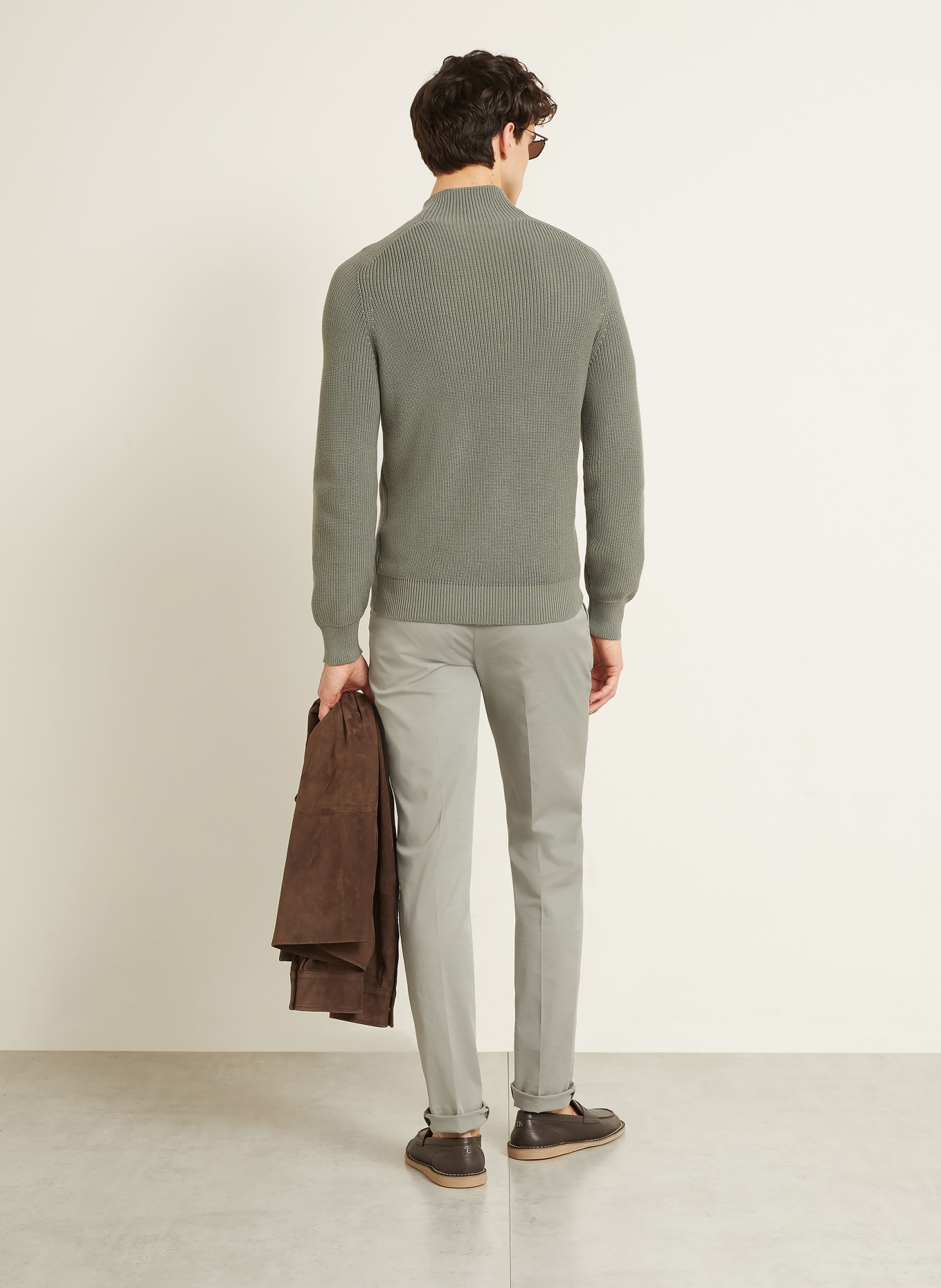 BRUNELLO CUCINELLI Sweater: KHAKI