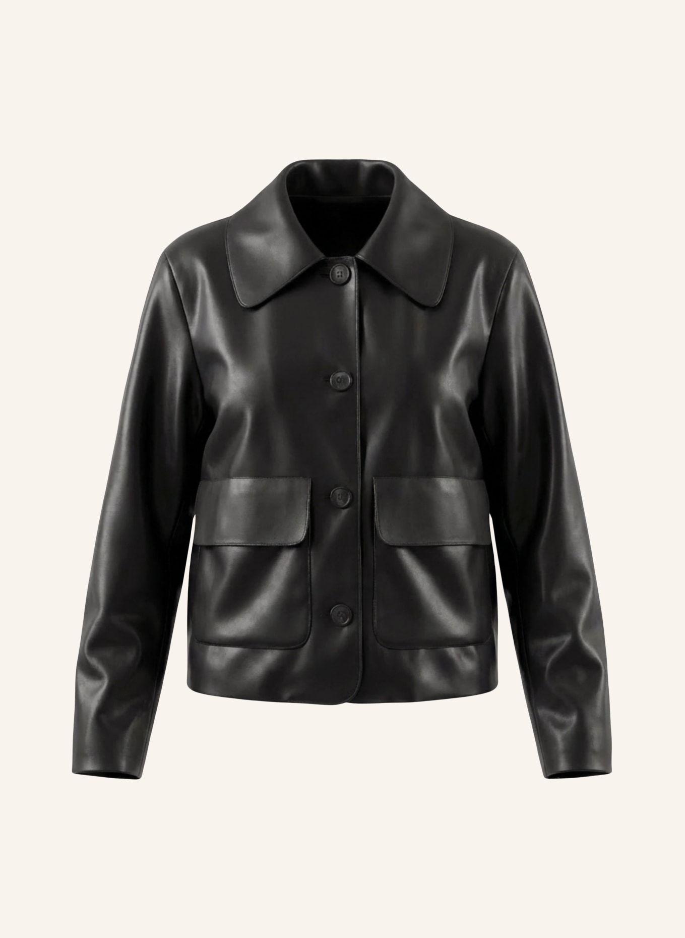RICANO Veste en cuir PALOMA: NOIR