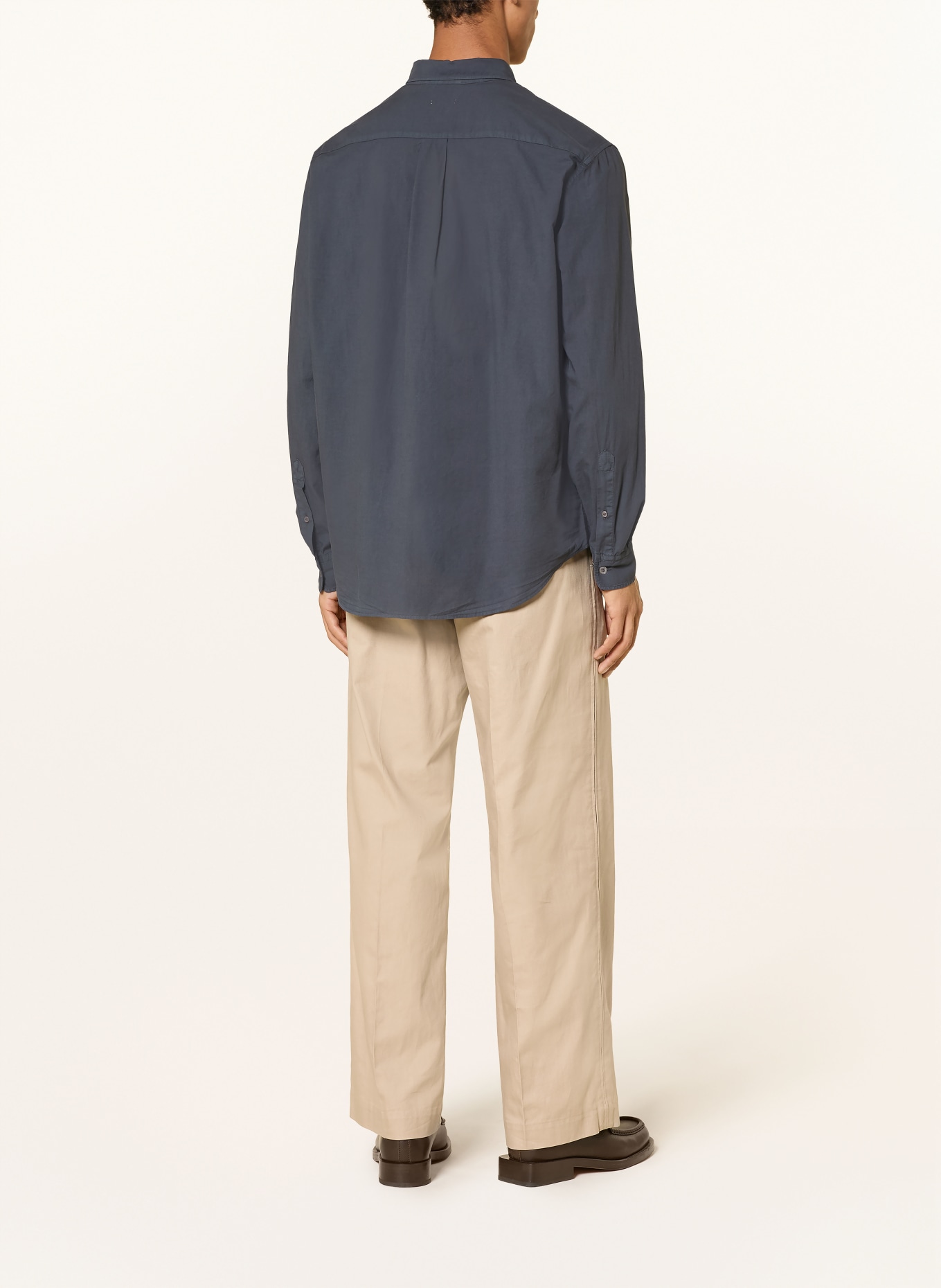 ARKET Overhemd BALMAR Relaxed Fit: DONKERBLAUW