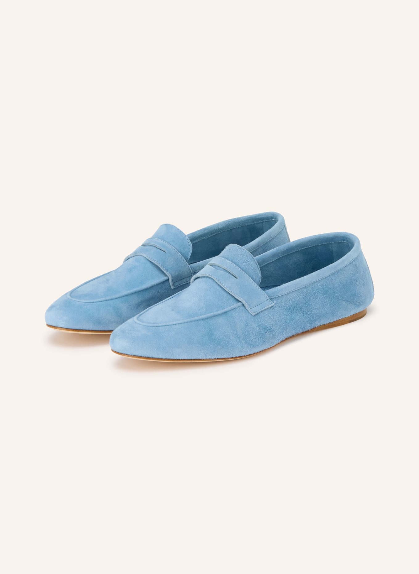 lilienfels Penny-Loafer: HELLBLAU