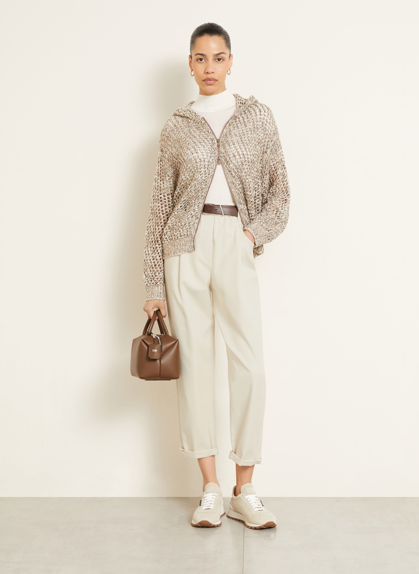 BRUNELLO CUCINELLI Hose: ECRU