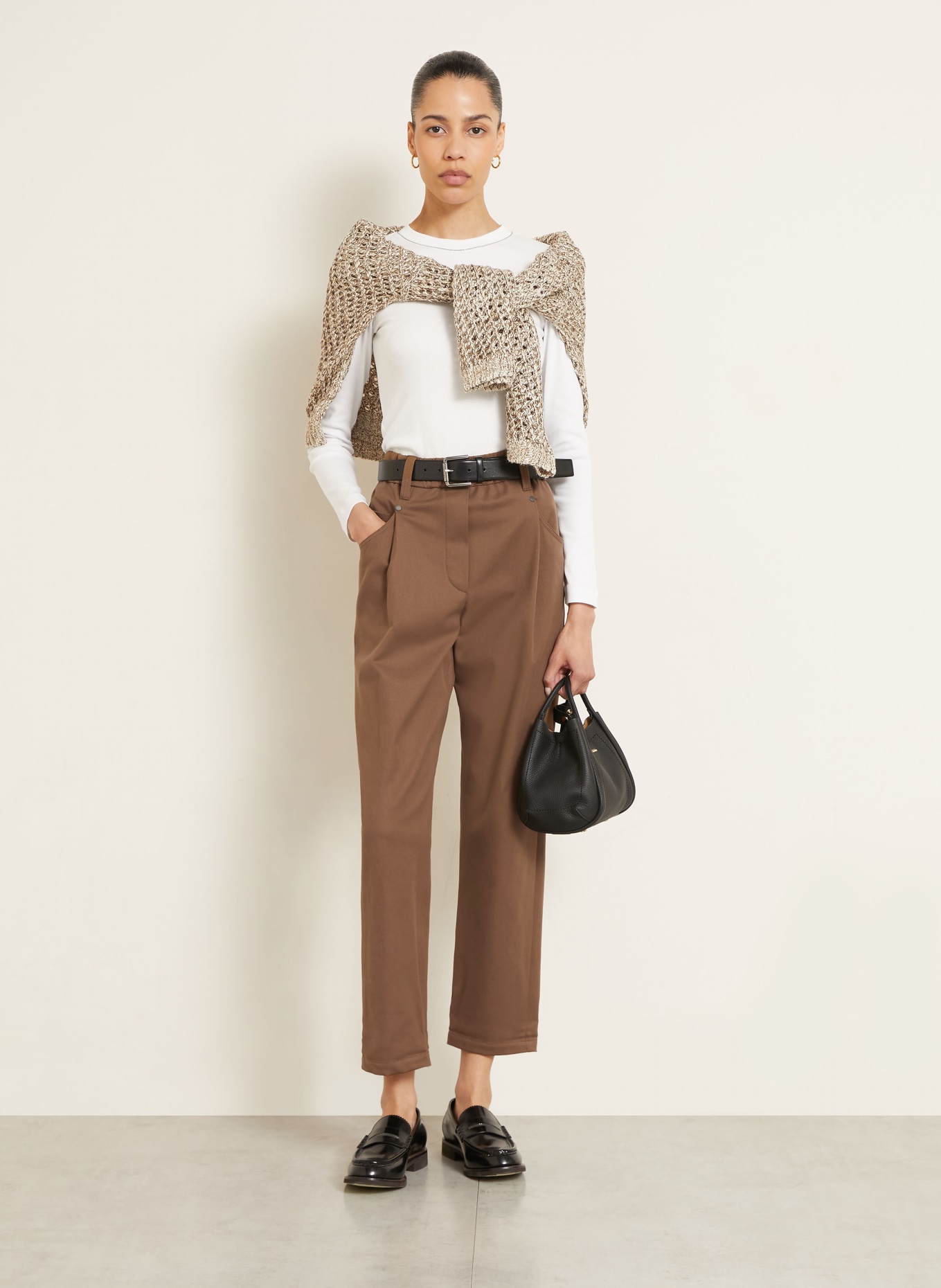 BRUNELLO CUCINELLI Hose: BRAUN