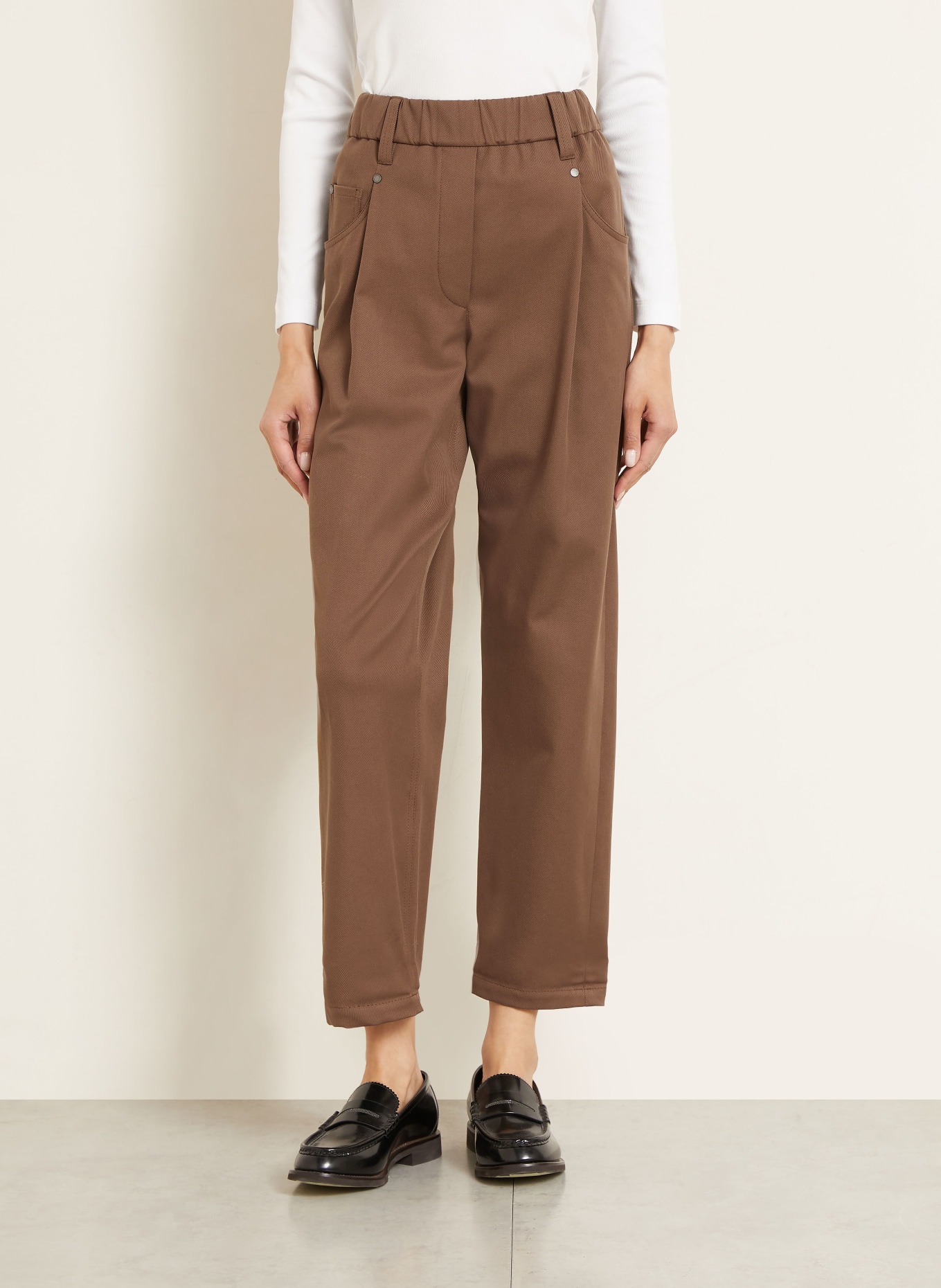 BRUNELLO CUCINELLI Hose: BRAUN