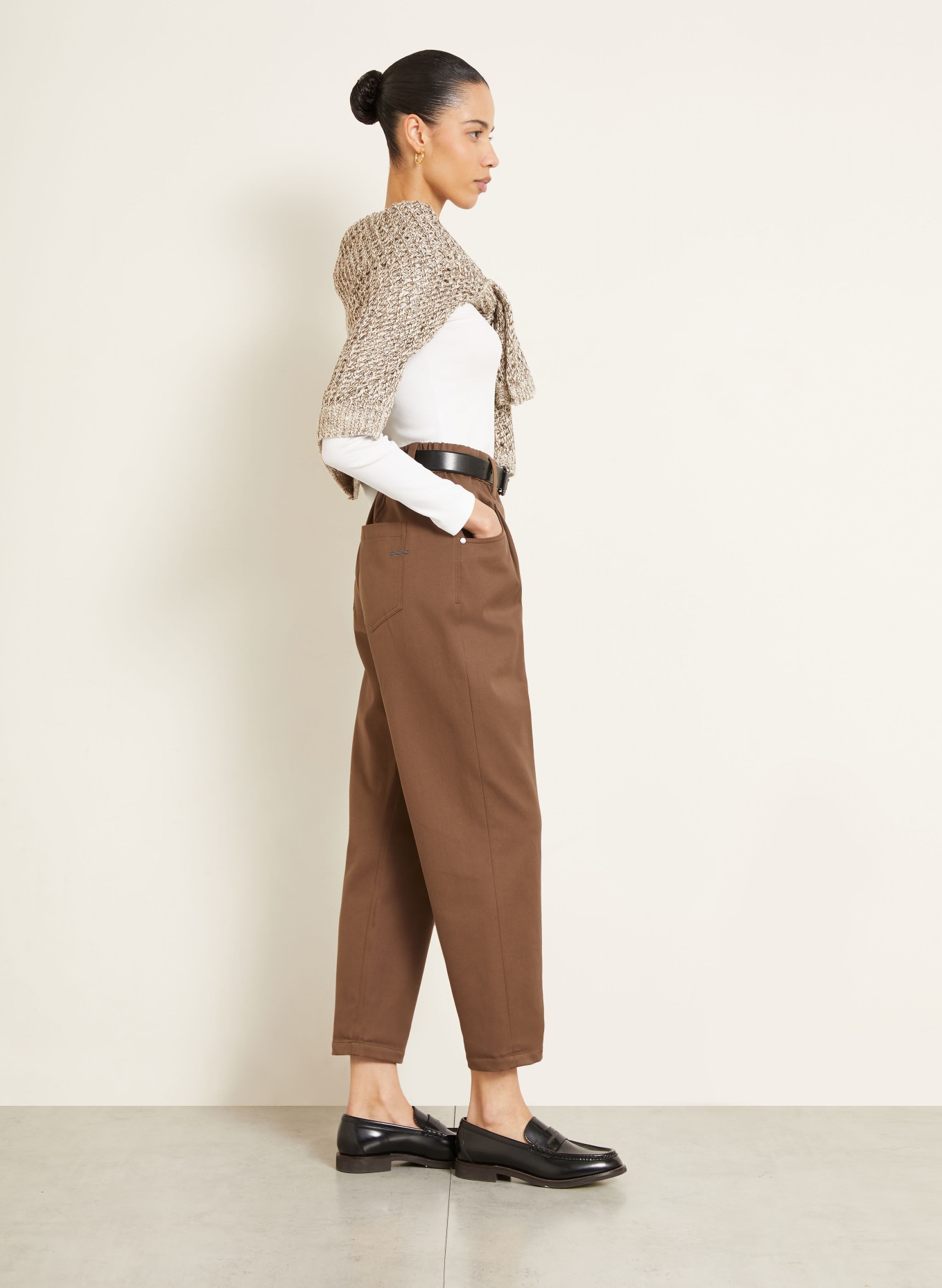 BRUNELLO CUCINELLI Hose: BRAUN