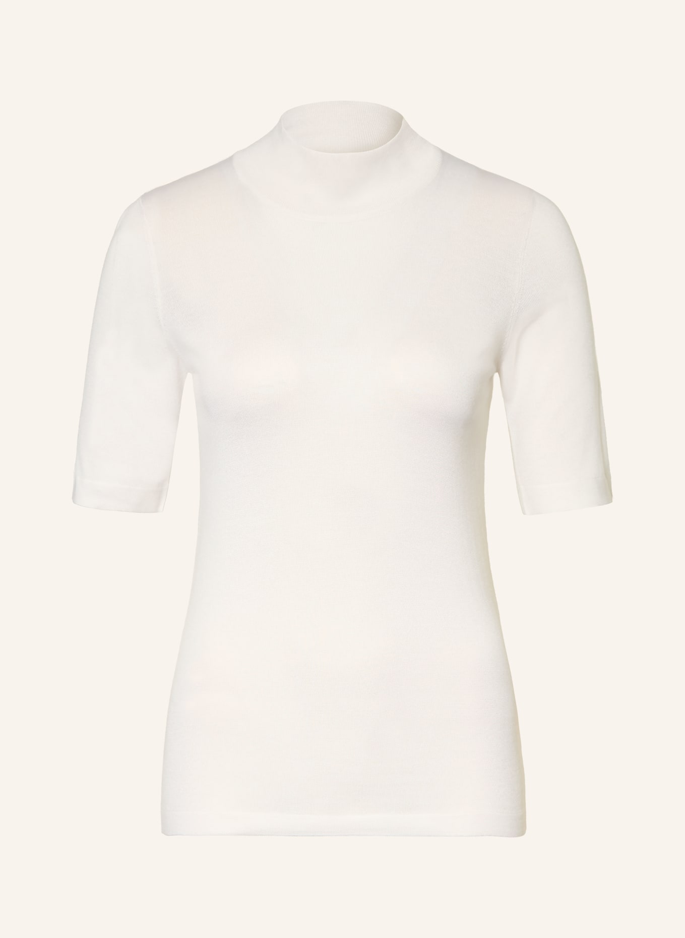 BRUNELLO CUCINELLI Cashmere and silk knit sweater: WHITE