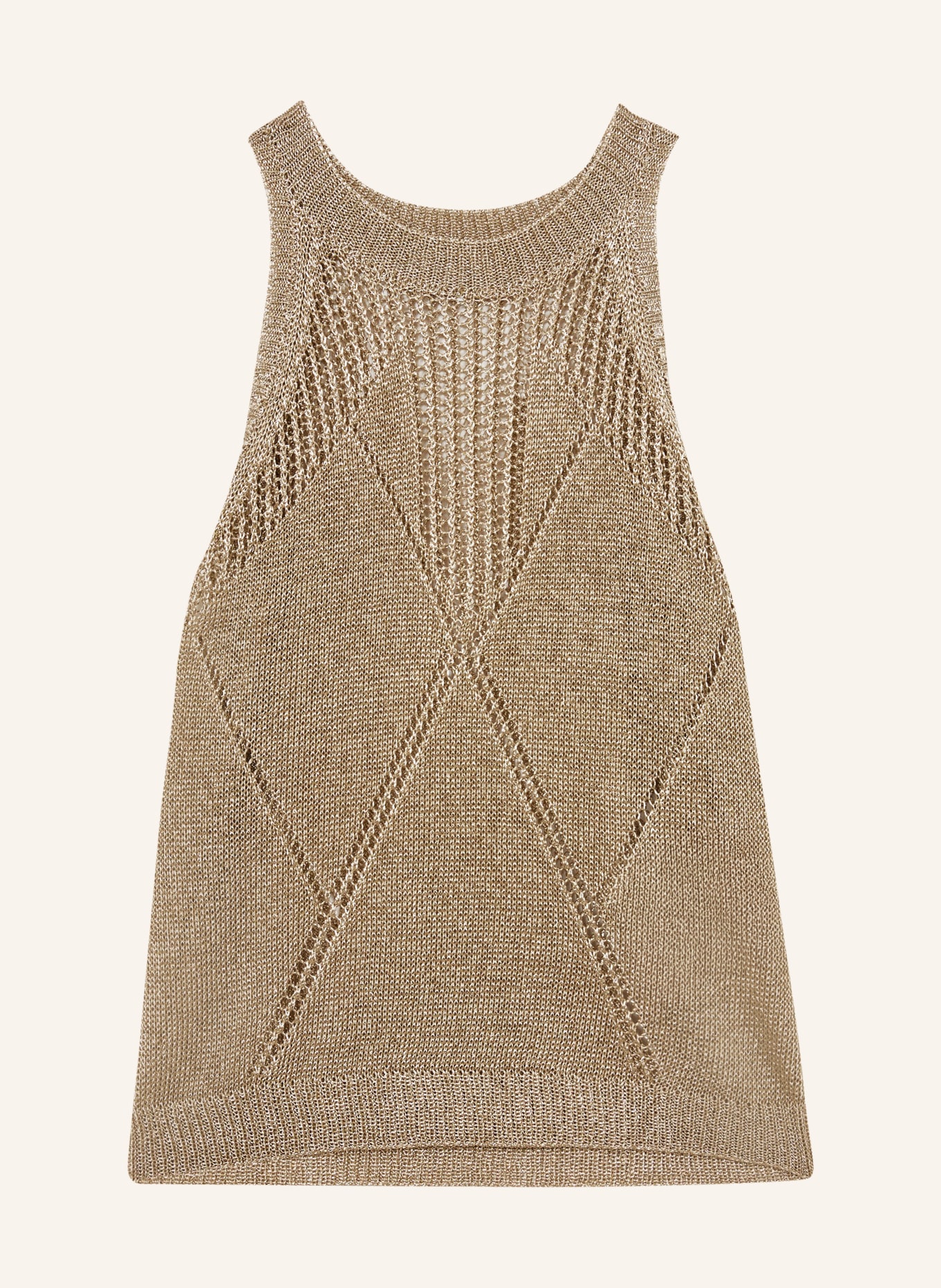 REISS Stricktop MAIA mit Glitzergarn: GOLD