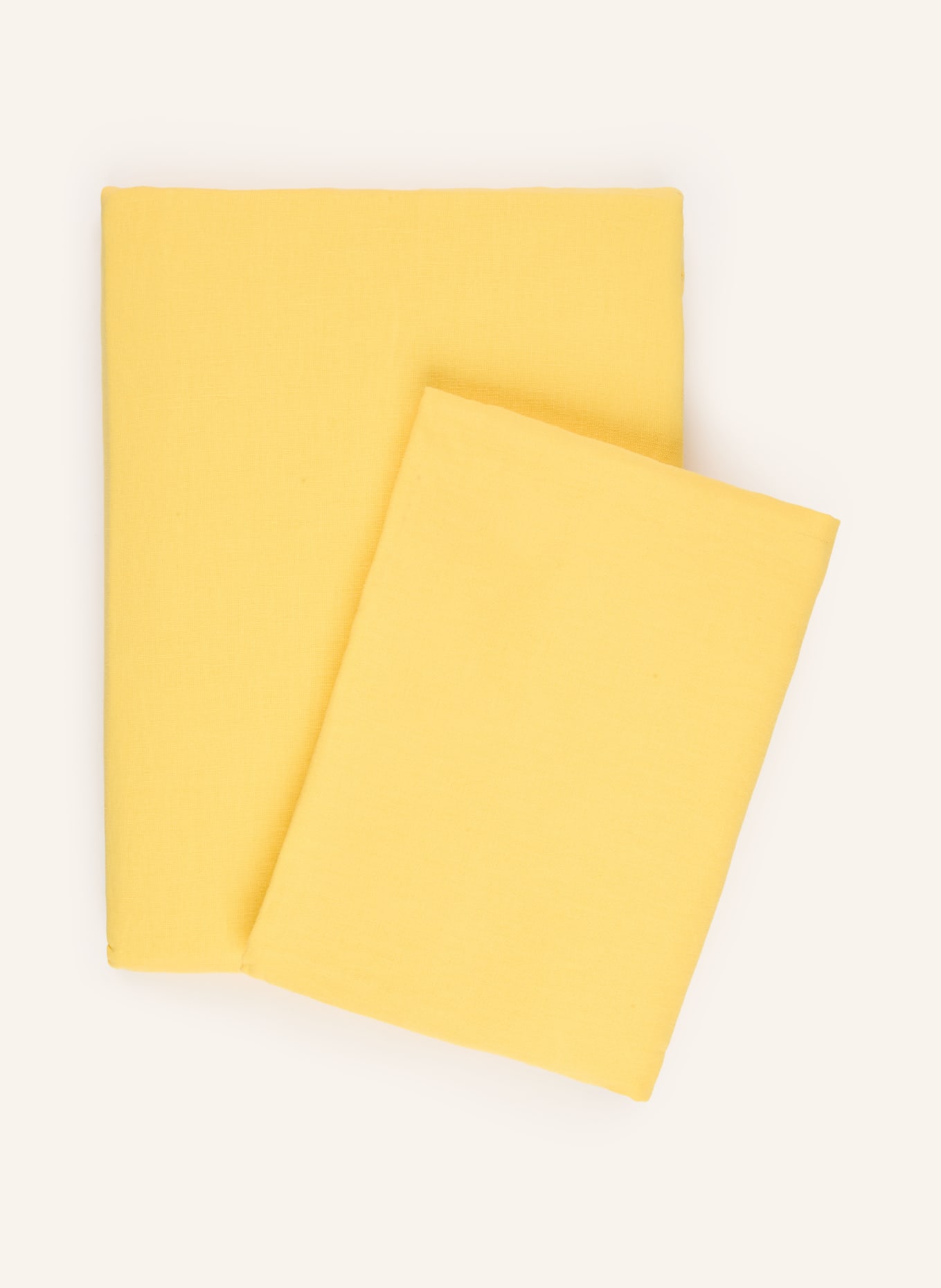 fleuresse Linge de lit PROVENCE en lin: JAUNE