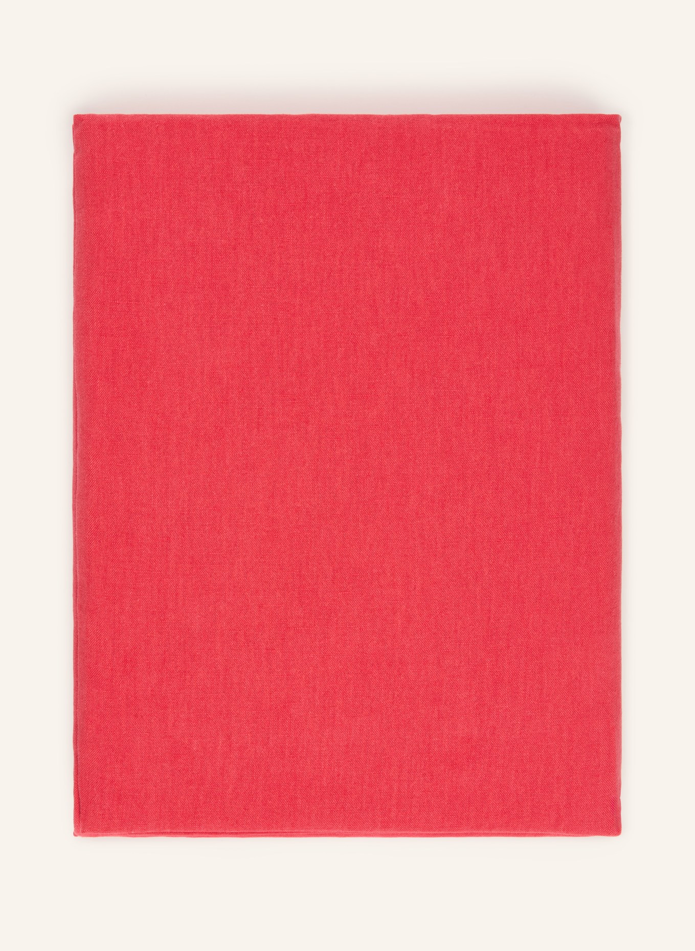 fleuresse Linge de lit PROVENCE en lin: ROUGE