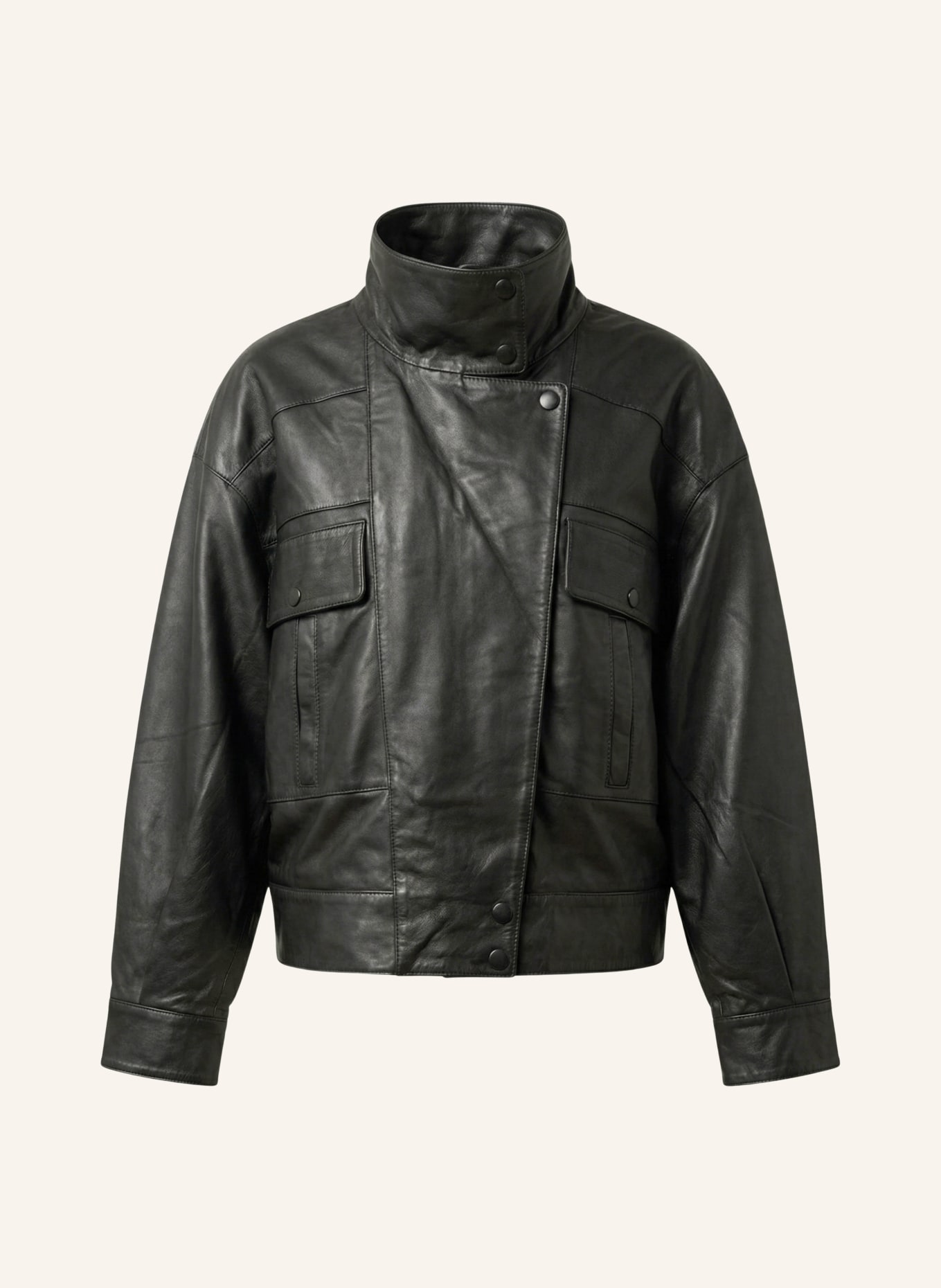 RICANO Lederjacke SONJA: SCHWARZ