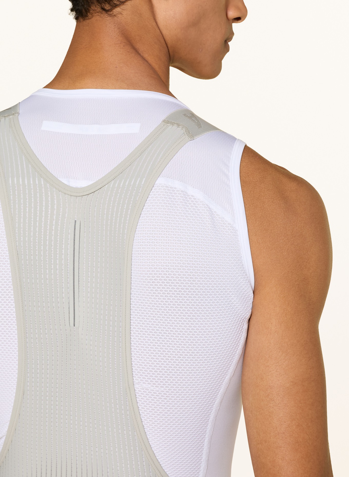 MAAP TEAM BIB EVO Cycling Shorts with Straps and Padded Seat Panel: GRAY