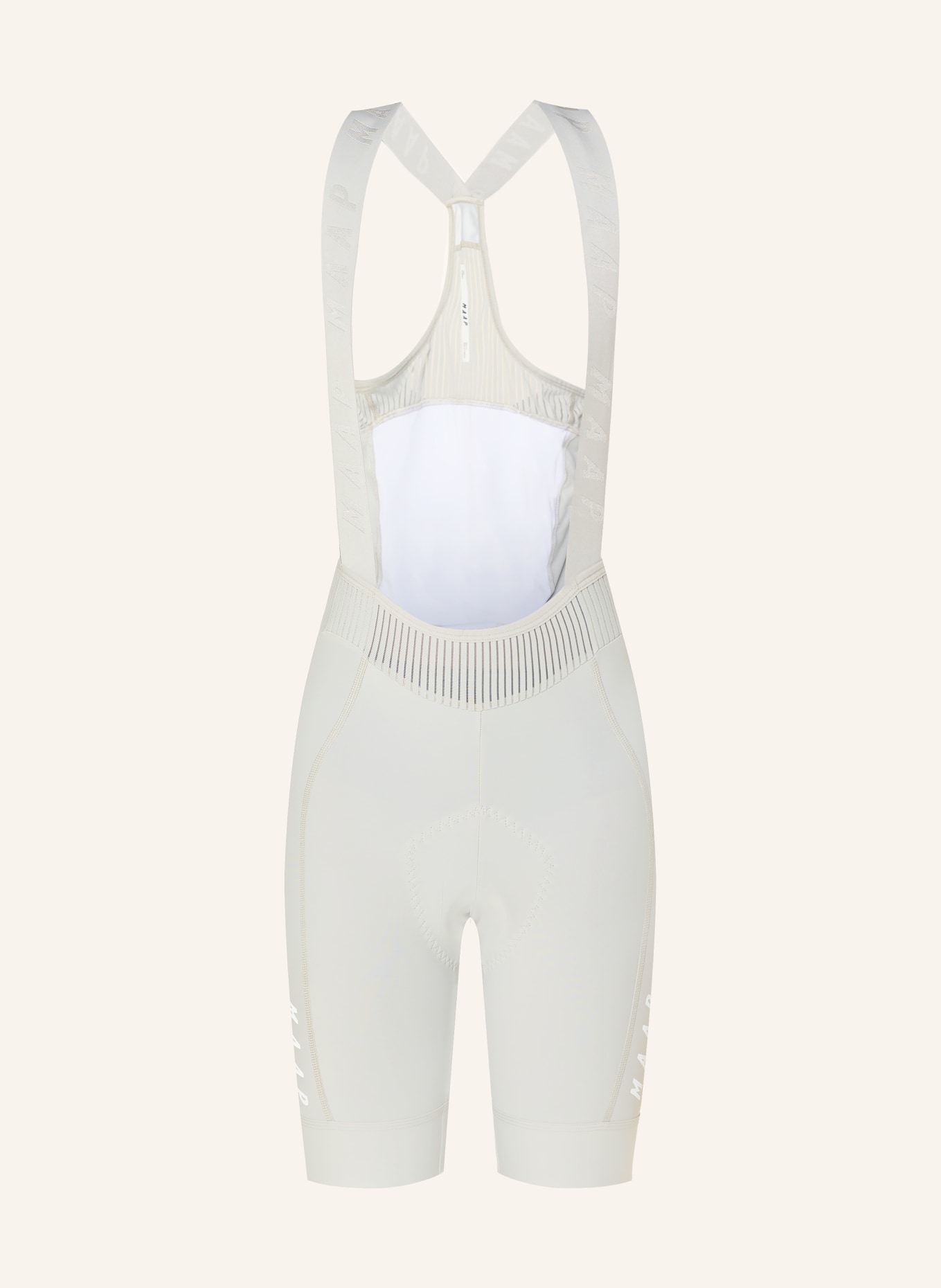 MAAP Radhose TEAM BIB EVO mit Trägern und gepolstertem Einsatz: GRAU