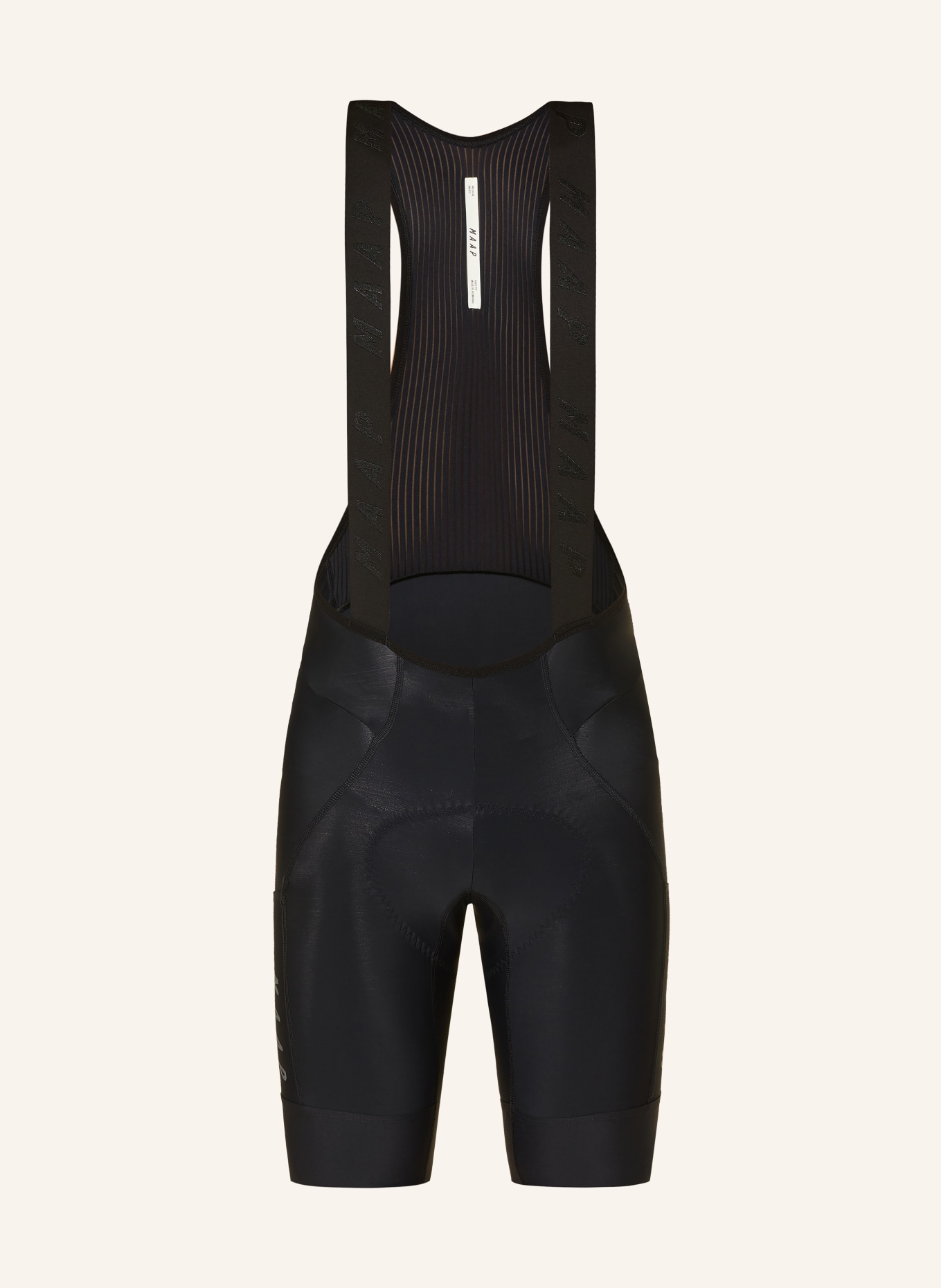 MAAP Cyklistické kalhoty TEAM BIB EVO CARGO s ramínky a polstrovaným sedlem: ČERNÁ