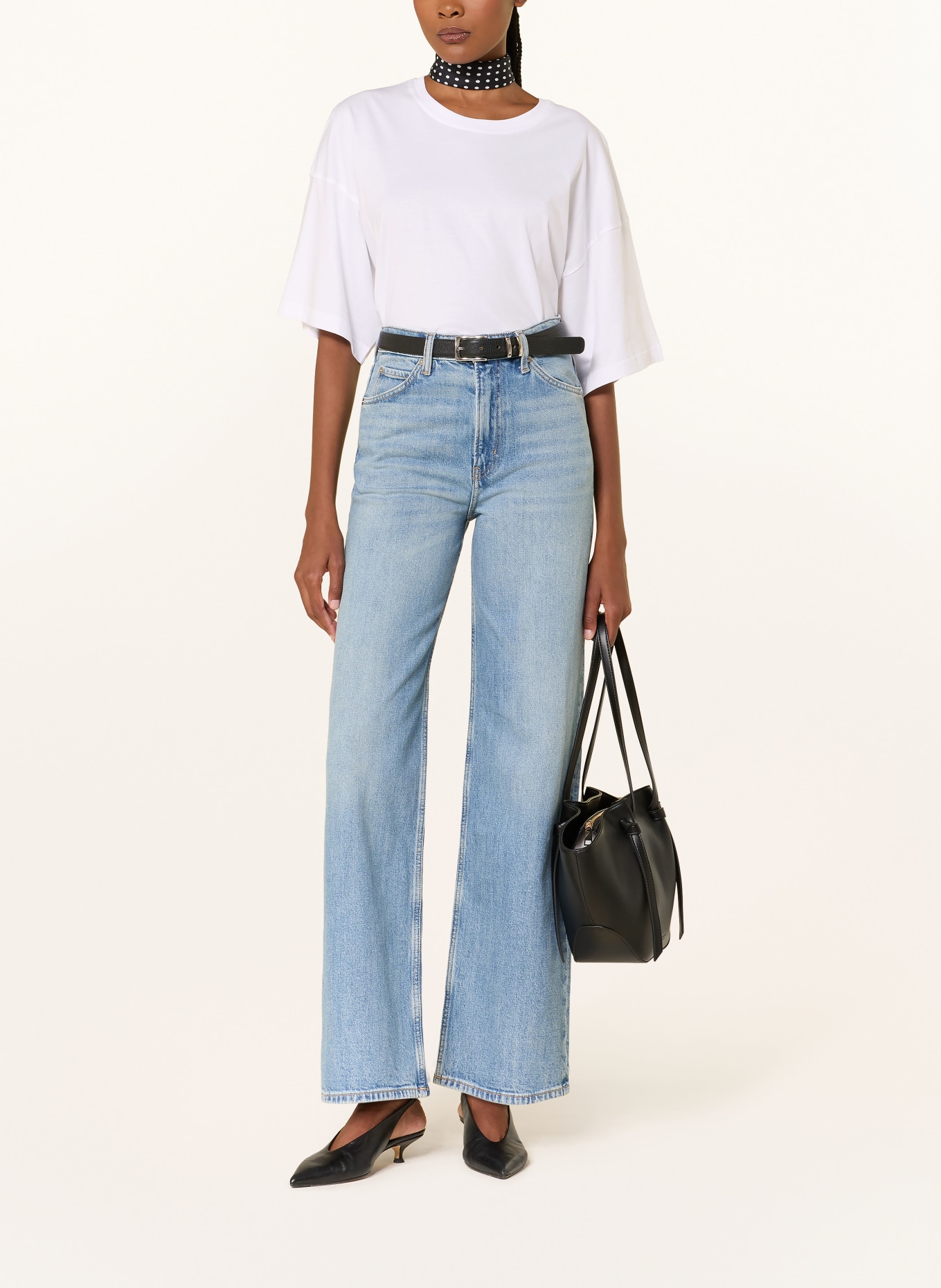 ARKET Tričko: BÍLÁ