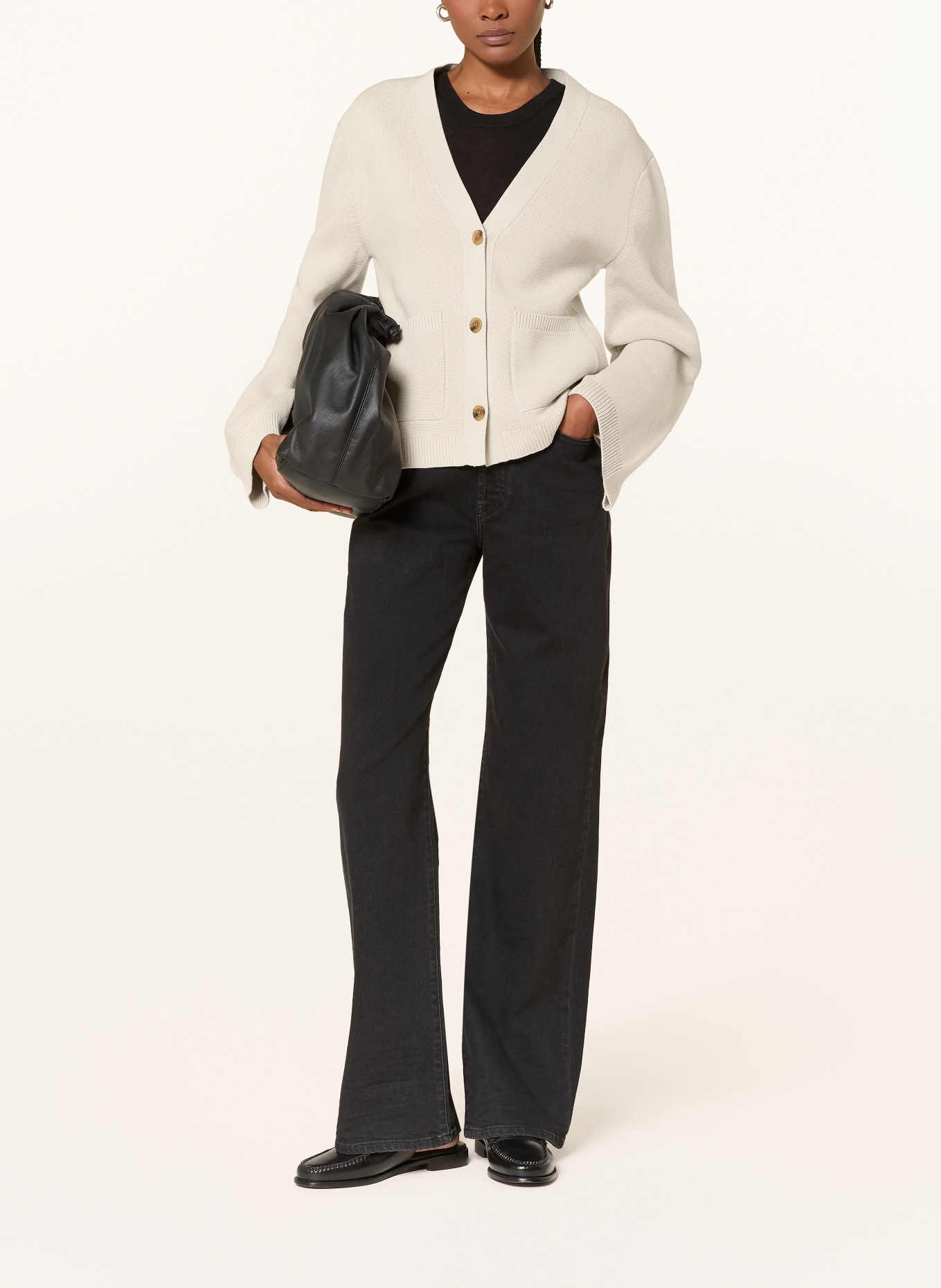 ARKET Strickjacke: BEIGE