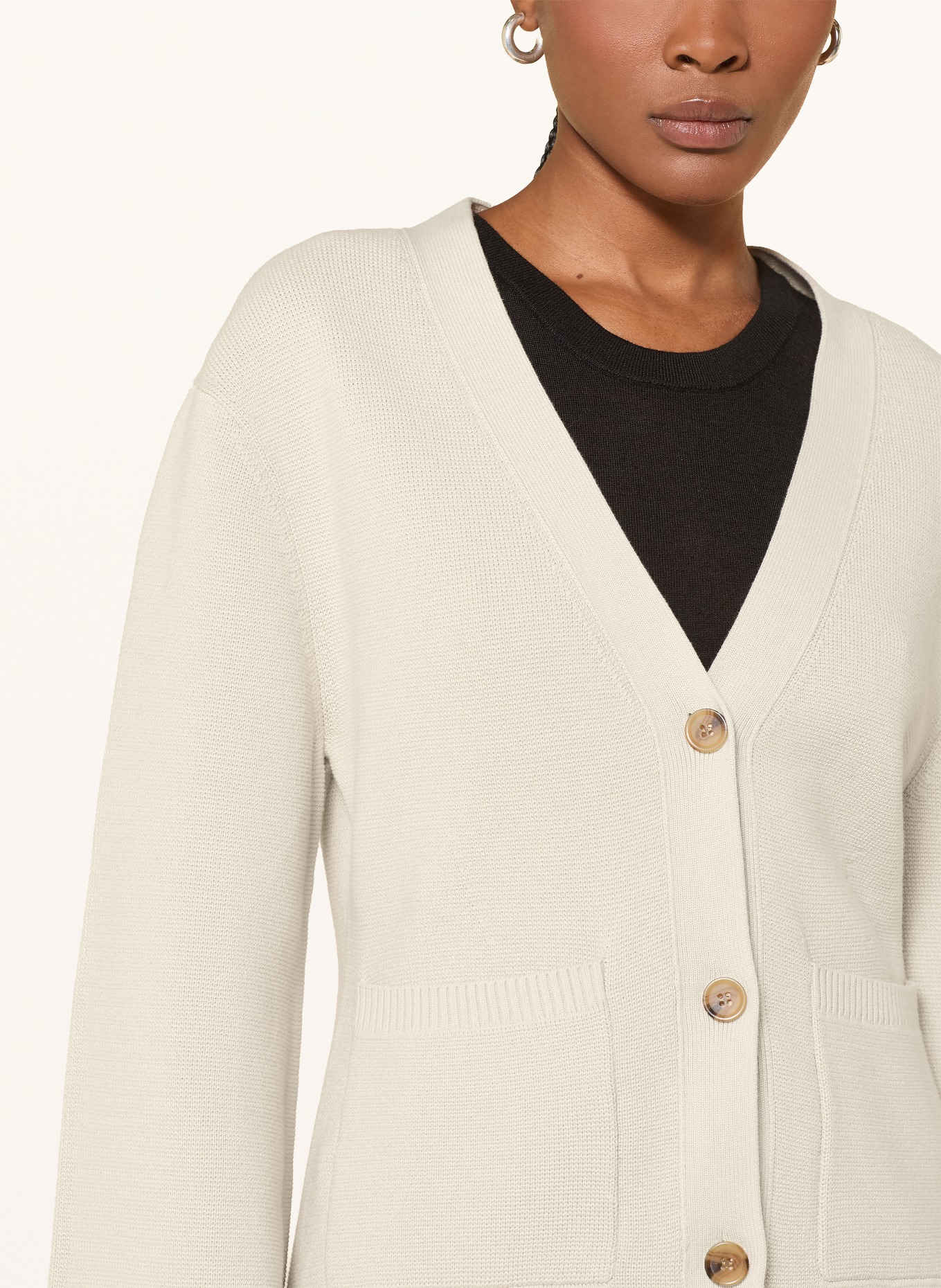 ARKET Strickjacke: BEIGE