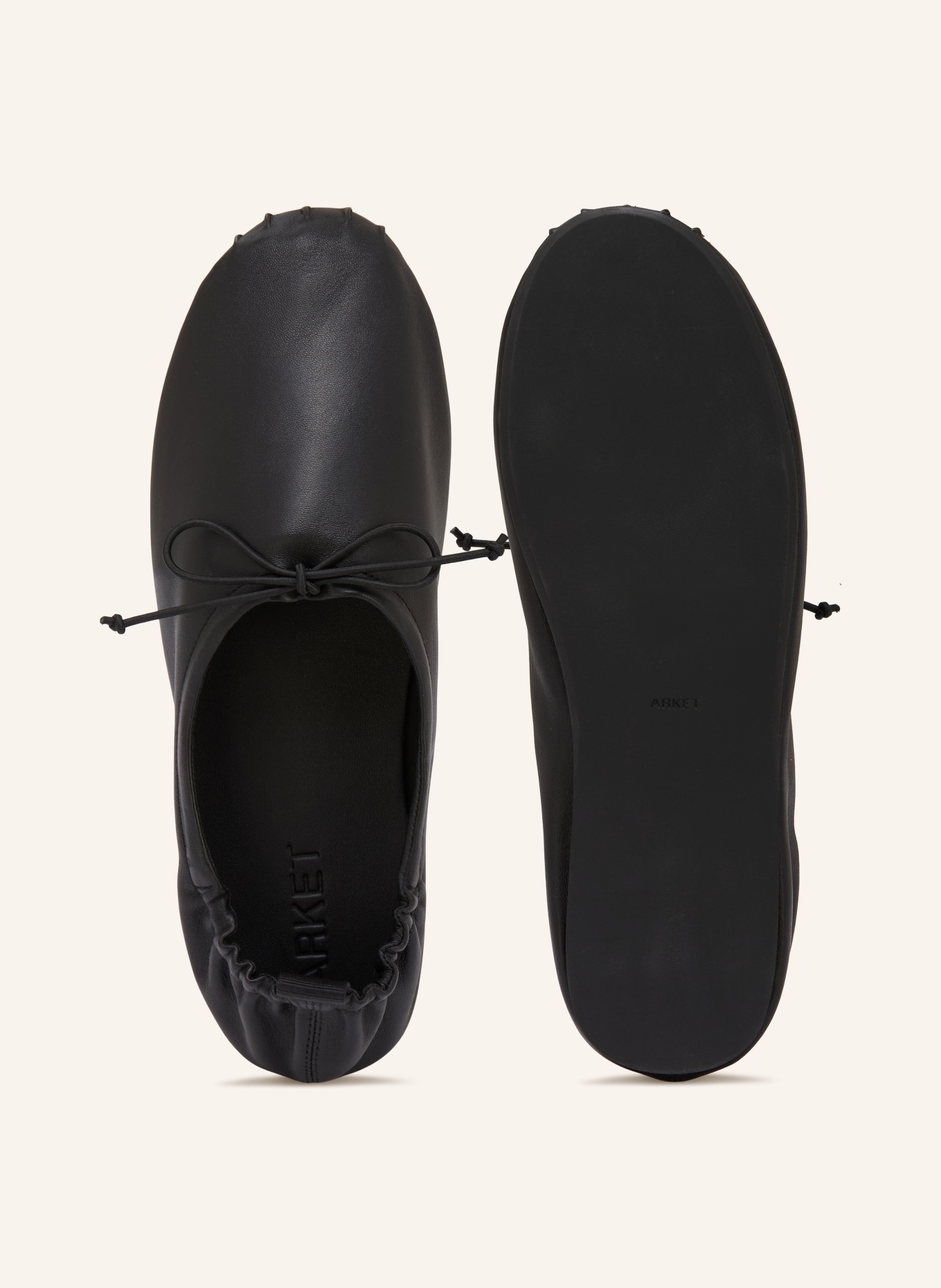 ARKET Ballerines: NOIR